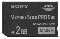 Карта памяти (Memory Card) Sony Memory Stick PRO-HG DUO 2 GB для PSP