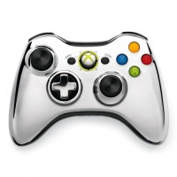 Геймпад беспроводной Chrome Series Silver для Xbox 360