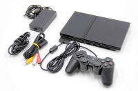 Игровая приставка Sony PlayStation 2 Slim (SCPH 70008) Black Чип 