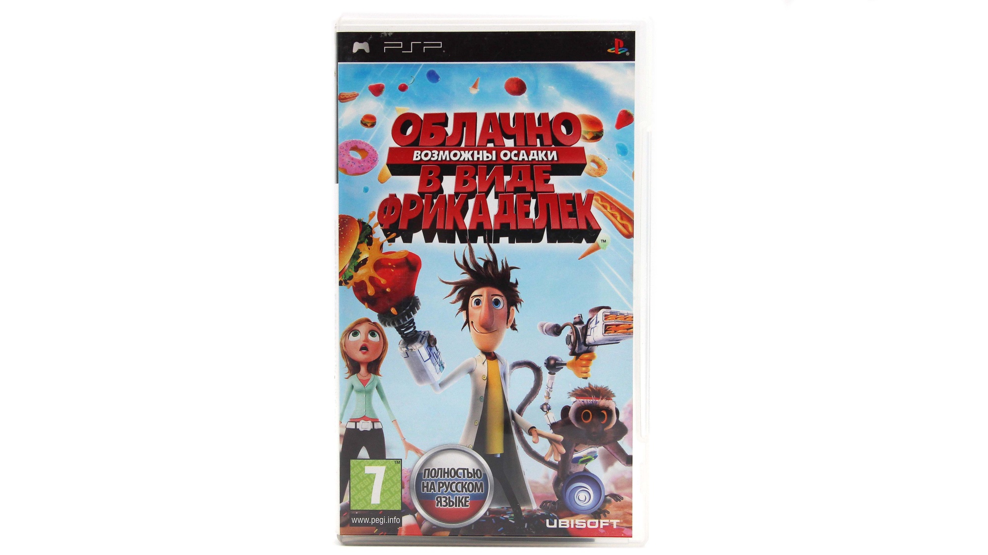 Купить игру Cloudy with a Chance of Meatballs (Облачно, возможны осадки в виде  фрикаделек) (PSP), низкая цена, скидки - Game Port