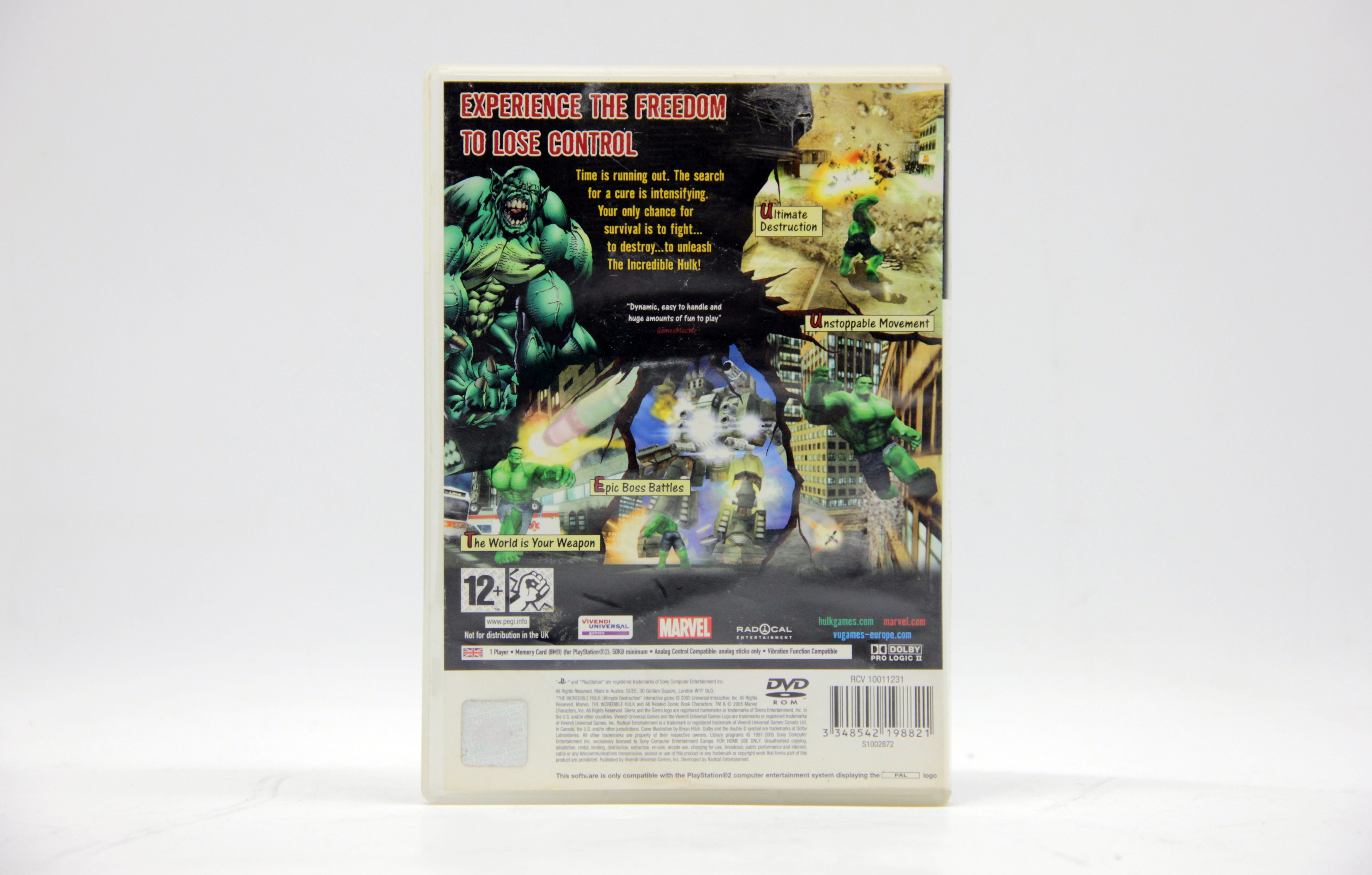 Купить игру The Incredible HULK Ultimate Destruction (PS2), низкая цена,  скидки - Game Port