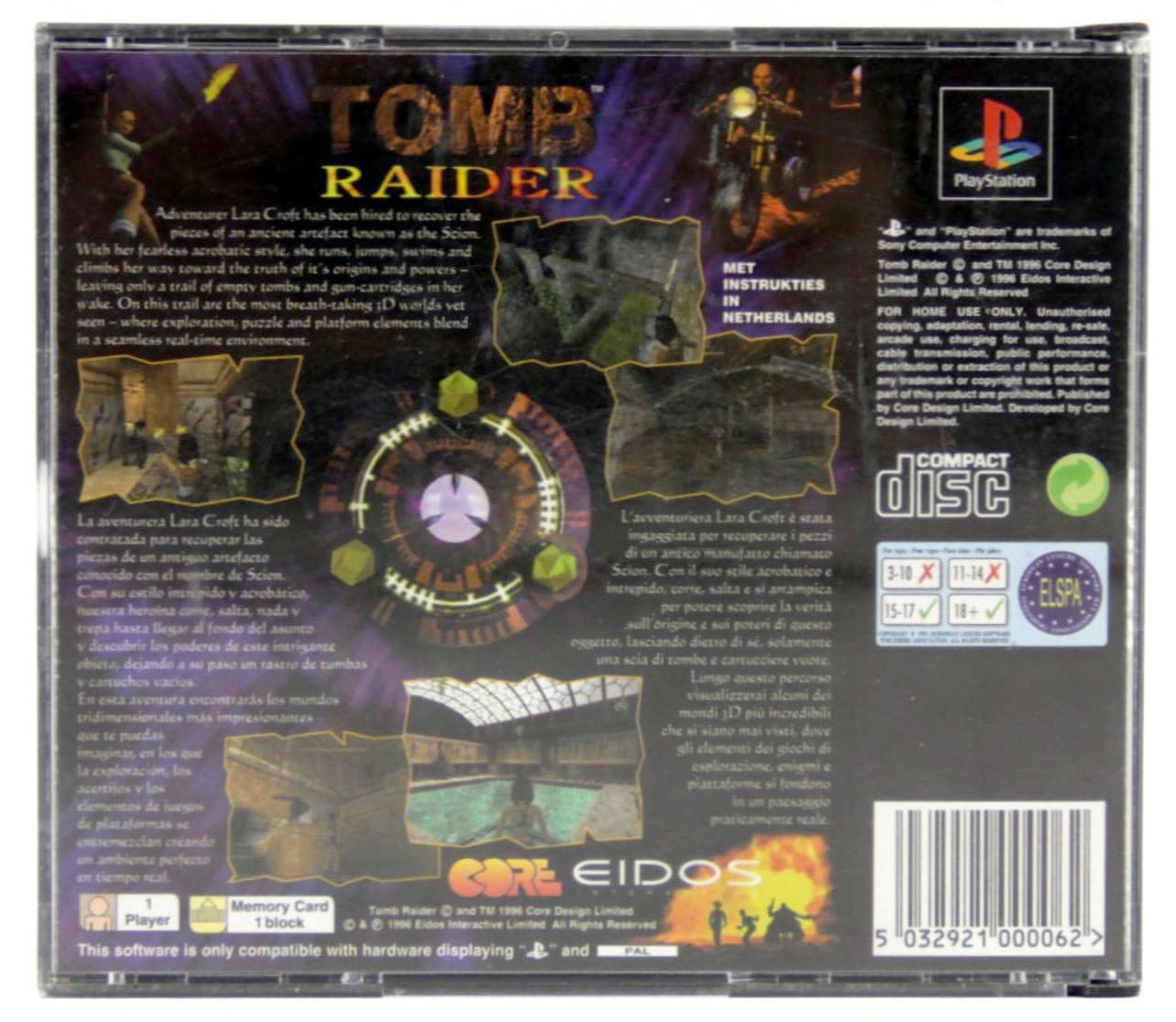 Купить игру Tomb Raider (PS1), низкая цена, скидки - Game Port