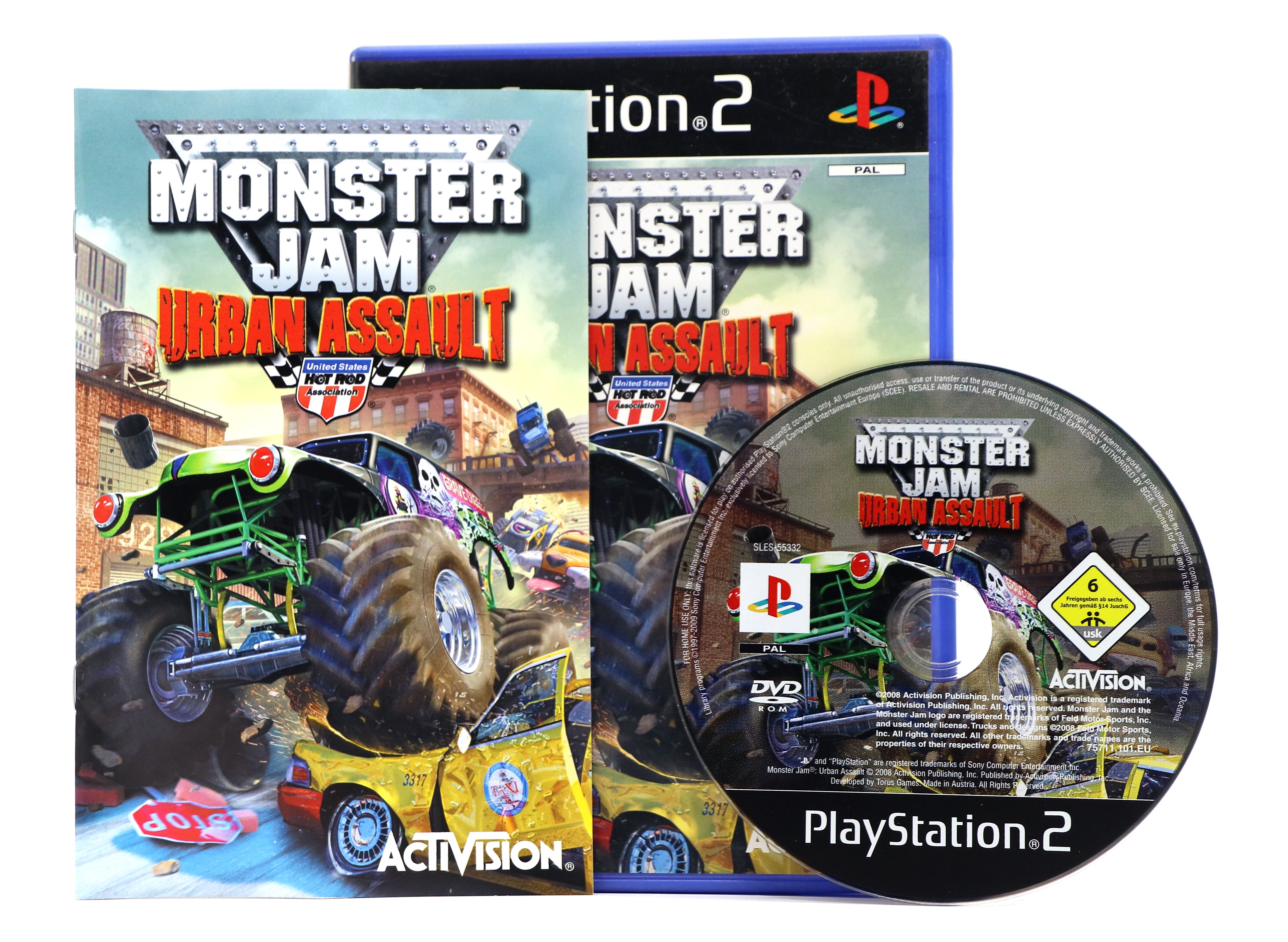 Monster Jam Urban Assault для PS2.