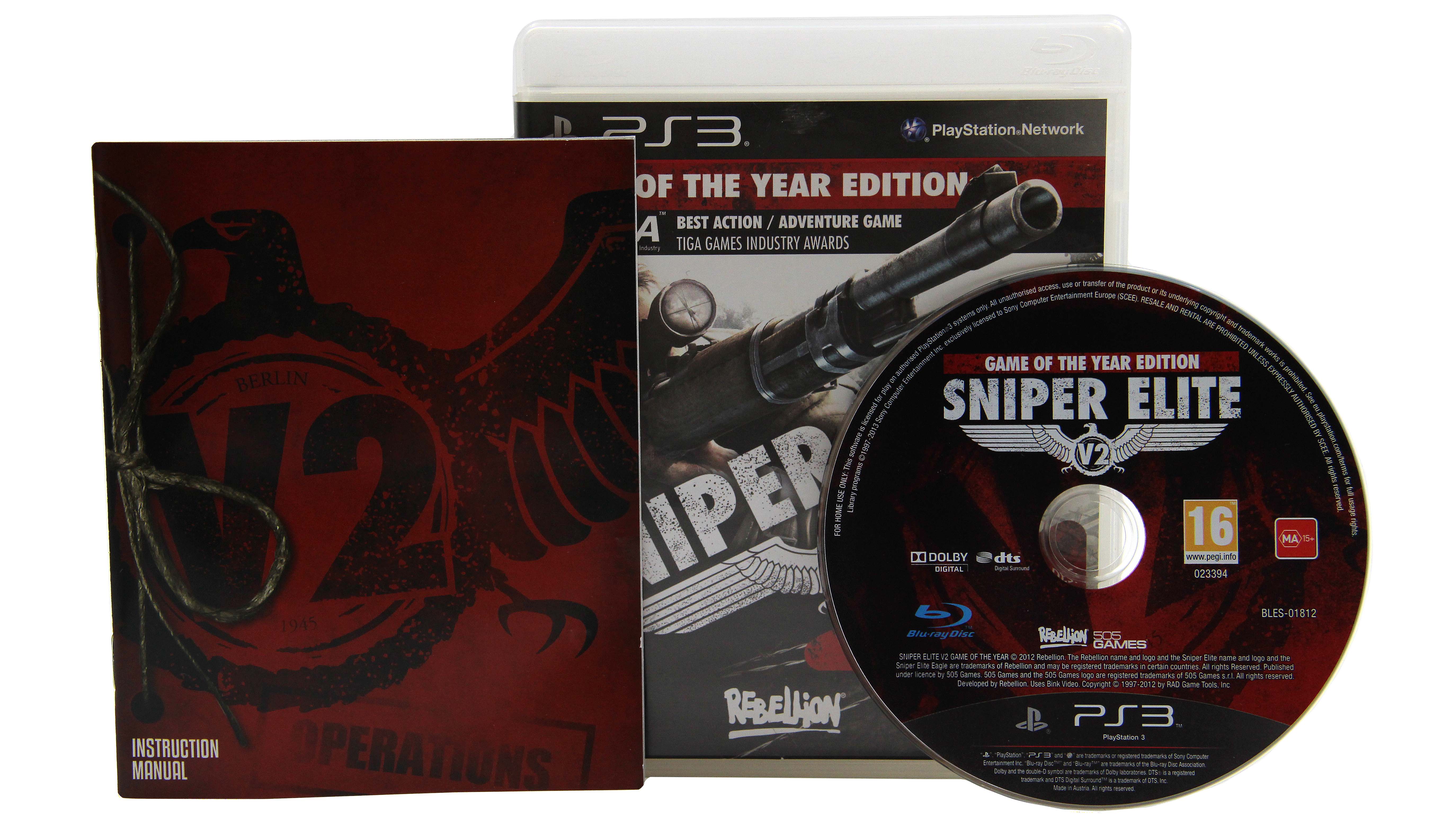 Купить игру Sniper Elite V2 Game Of The Year Edition для PS3 (Английский  язык), низкая цена, скидки - Game Port