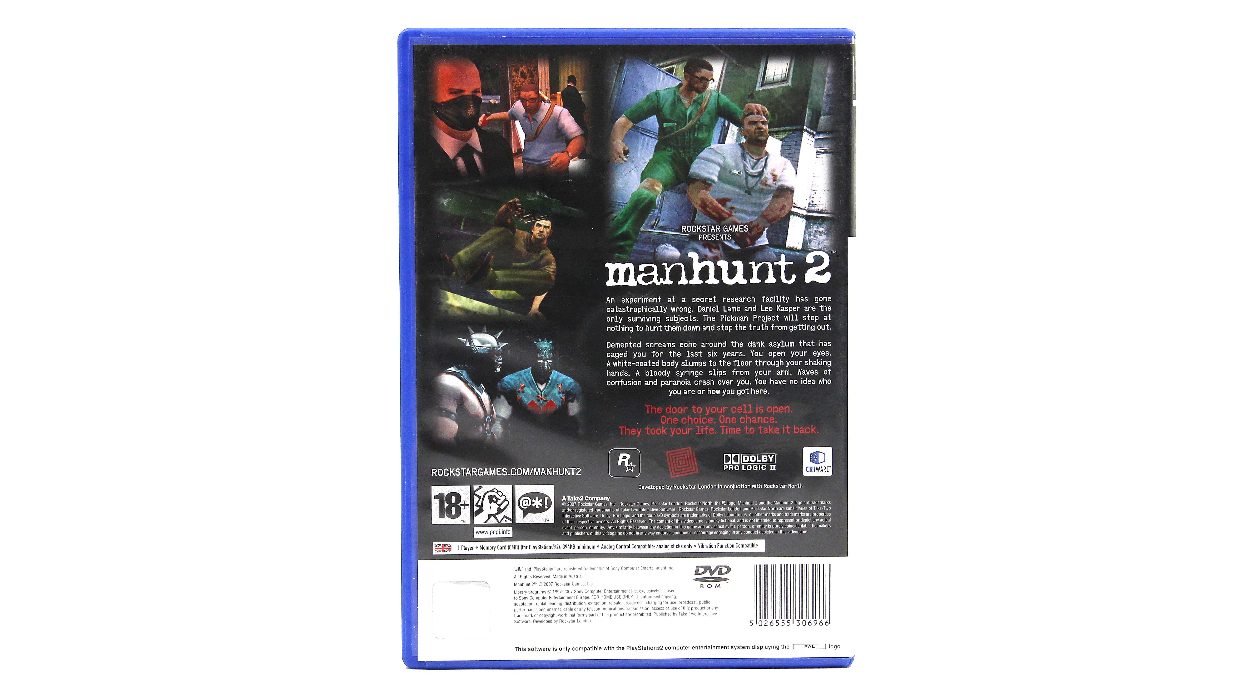 Купить игру Manhunt 2 (PS2, Английский язык), низкая цена, скидки - Game  Port