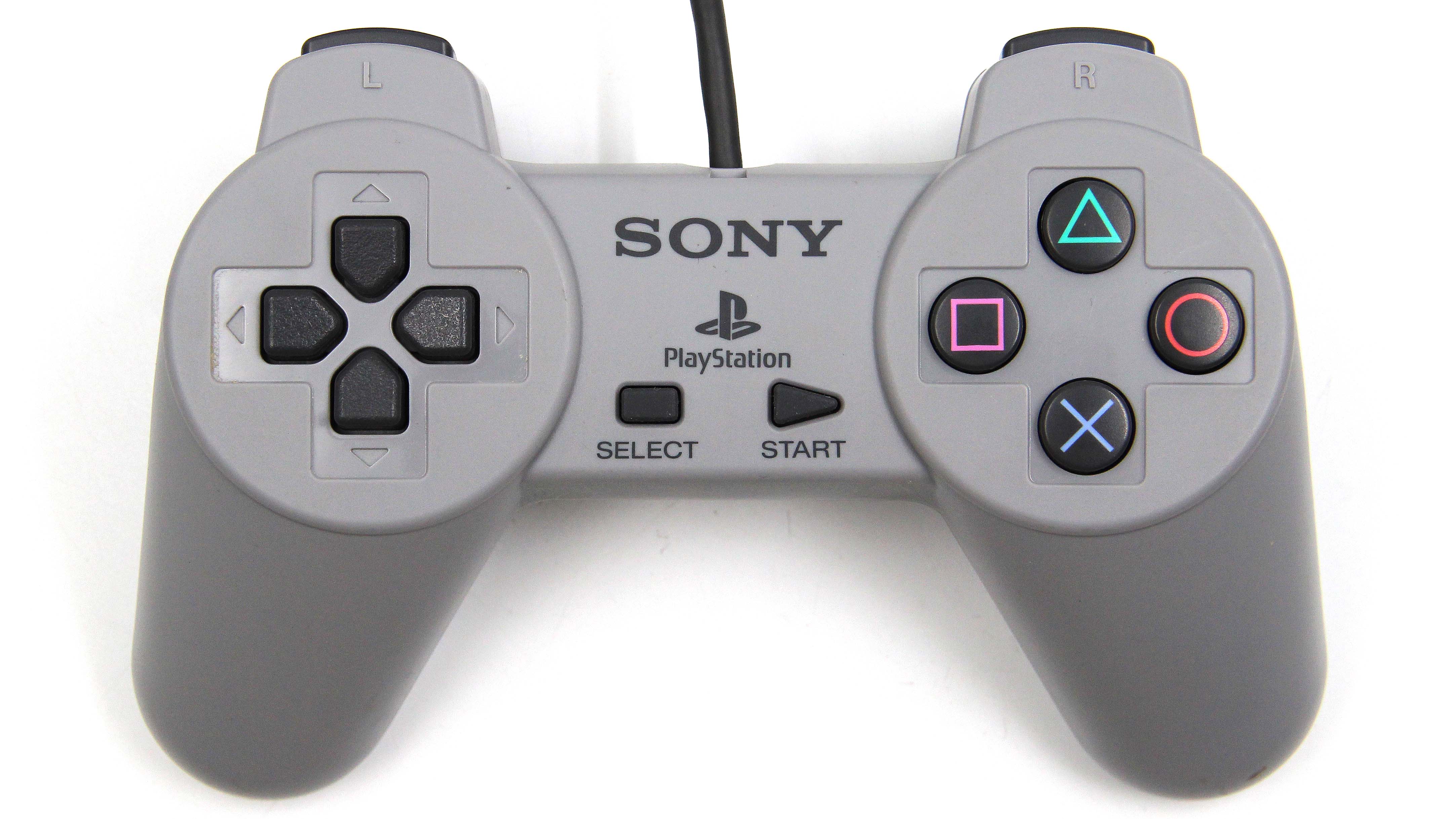 Игры белая приставка. Джойстик сони плейстейшен 1. Sony ps1 Gamepad. Sony ps1 Classic. Игровая консоль Sony PLAYSTATION Classic.