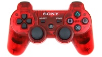 Геймпад беспроводной Sony DualShock 3 Transparent Red для PS3 