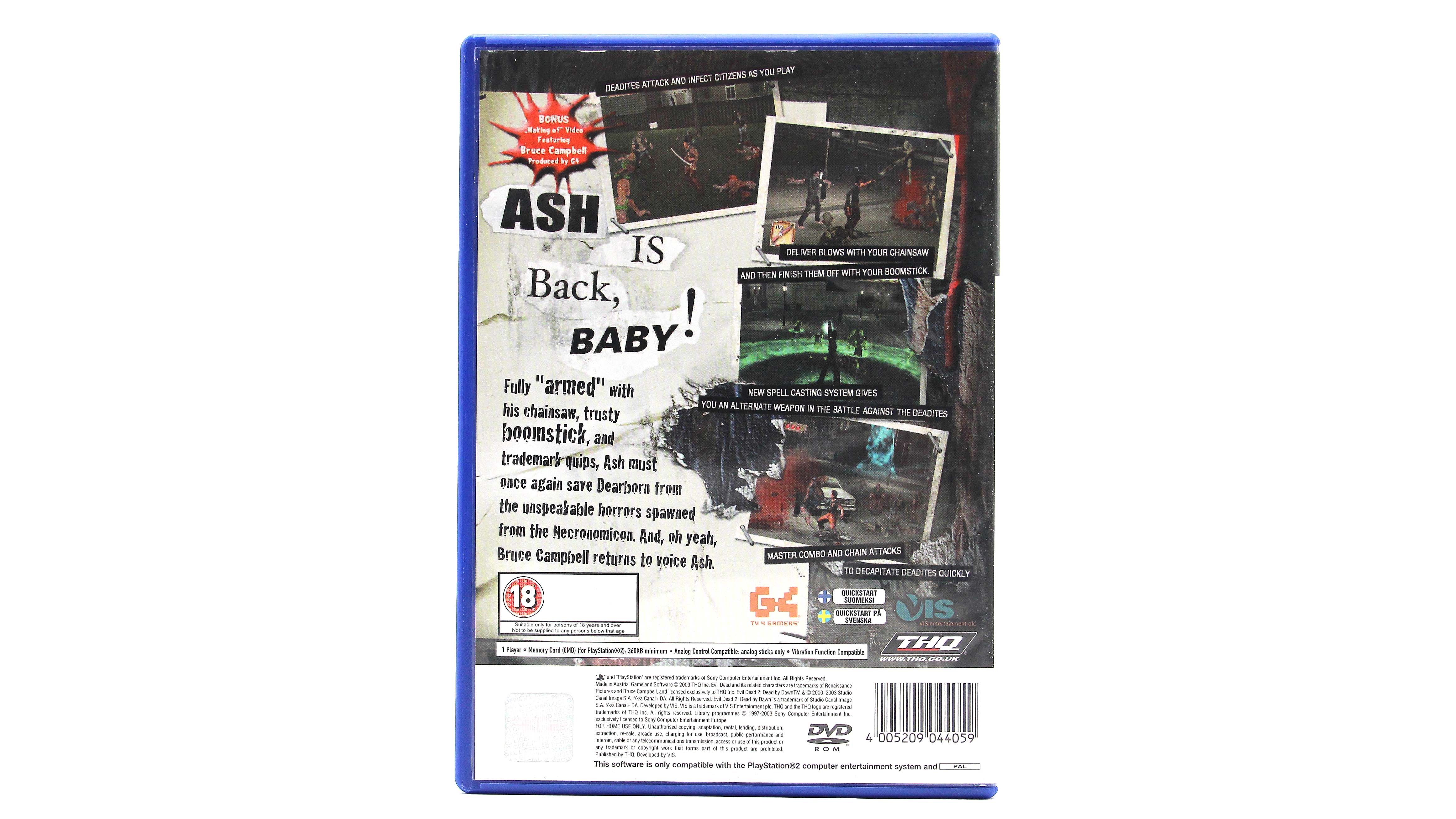 Купить игру Evil Dead A Fistful of Boomstick (PS2), низкая цена, скидки -  Game Port