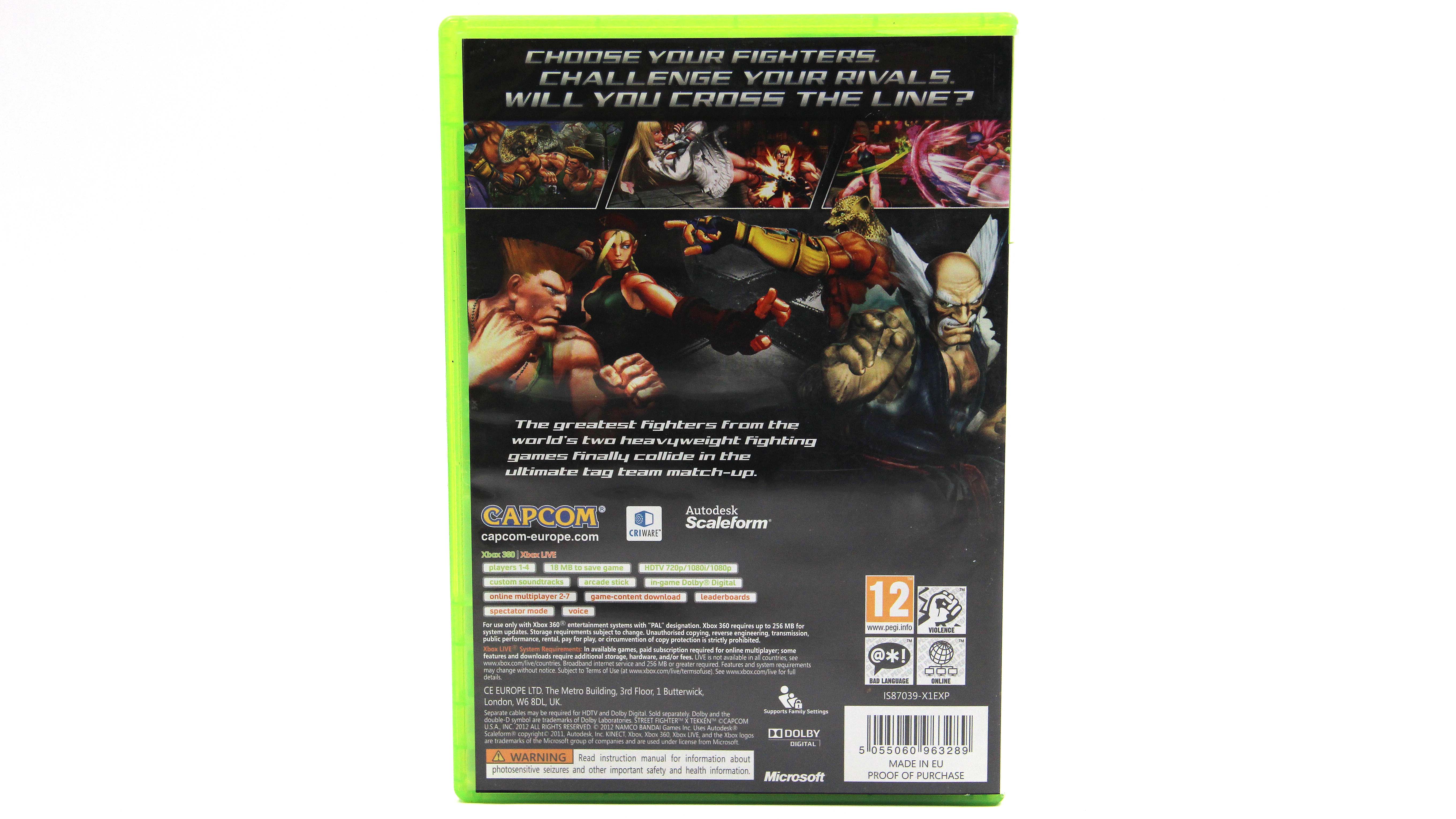 Купить игру Street Fighter X Tekken (Xbox 360), низкая цена, скидки - Game  Port