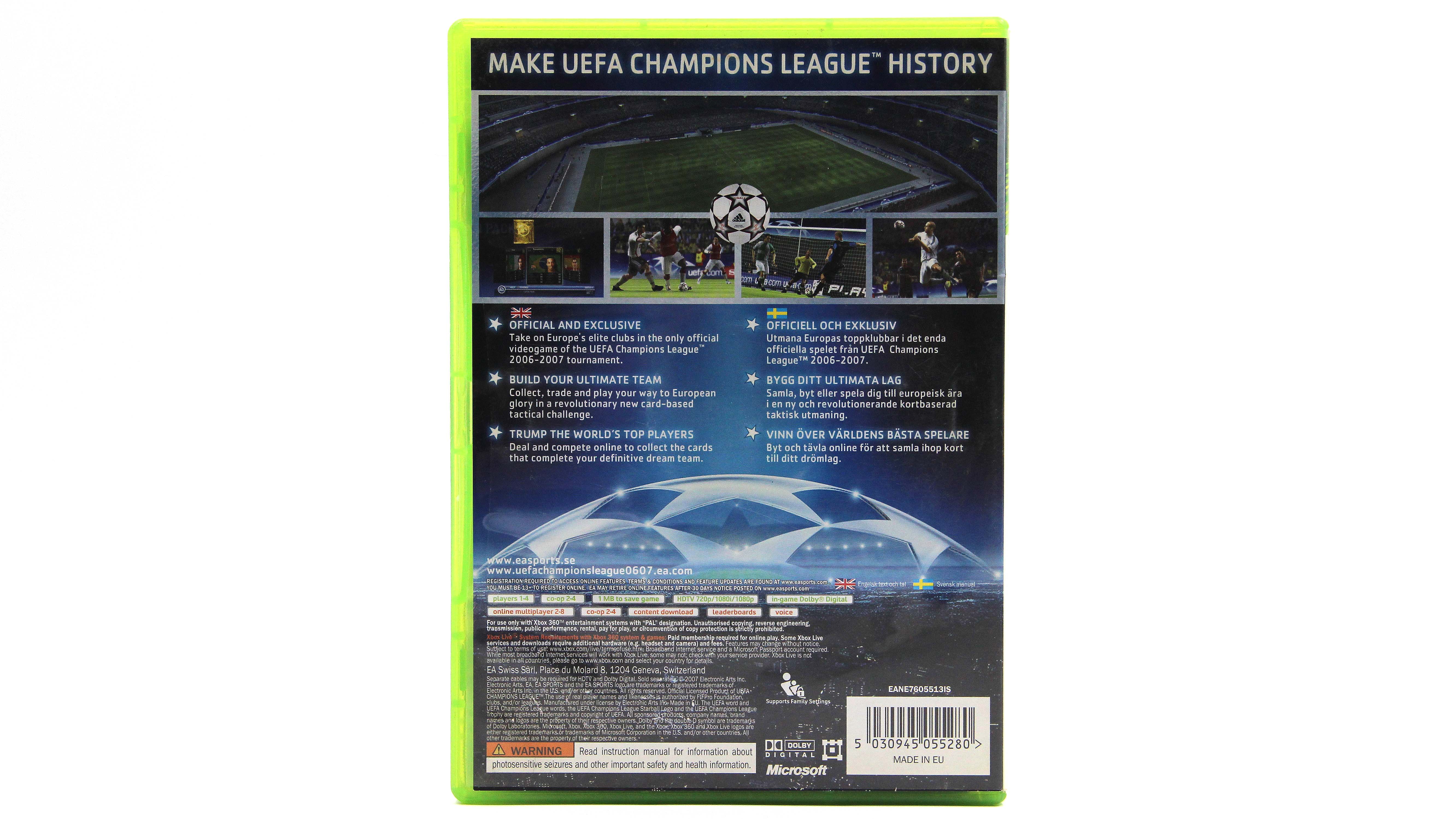 Купить игру UEFA Champions League 2006-2007 для Xbox 360, низкая цена,  скидки - Game Port