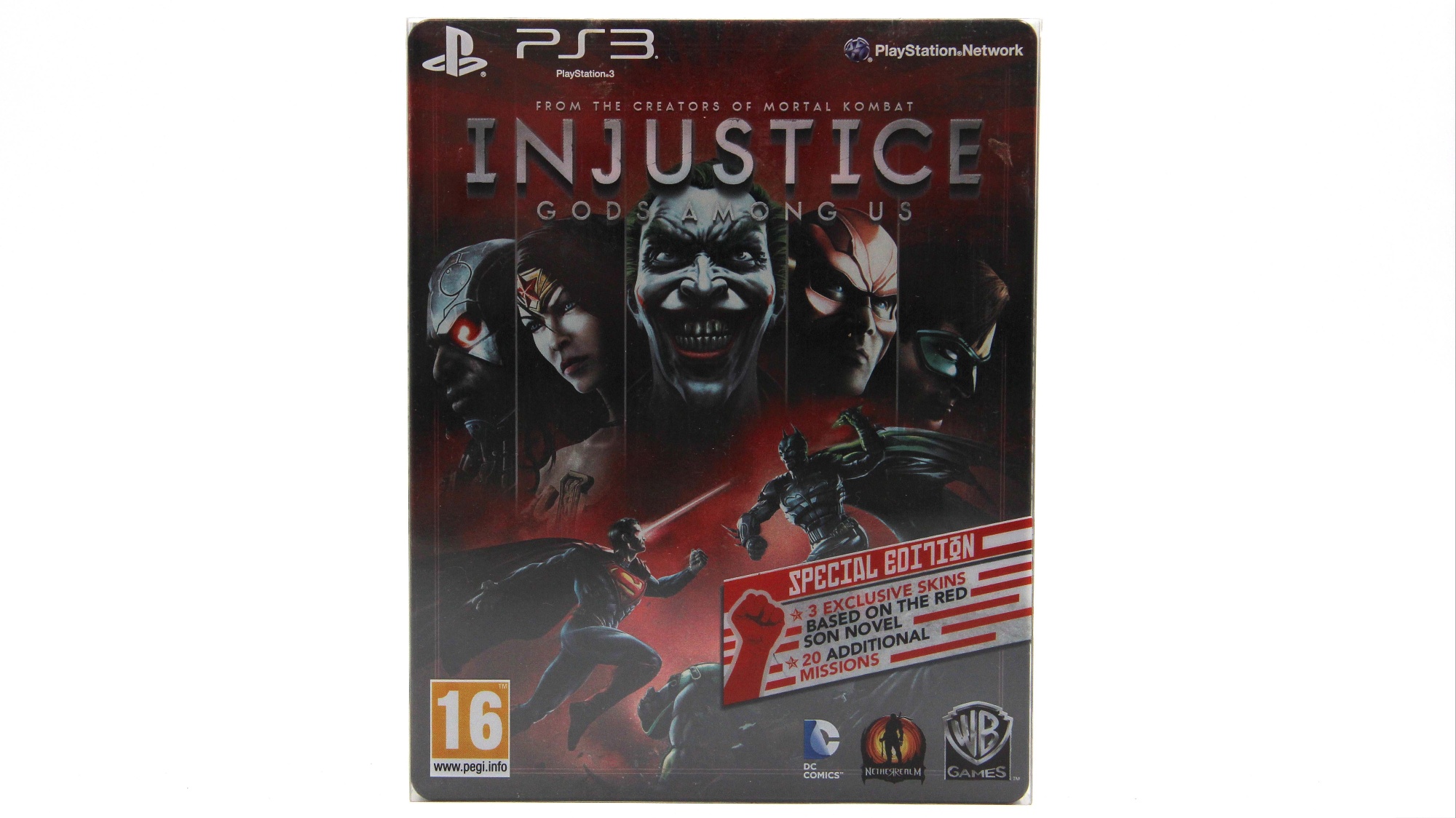 Купить игру Injustice Gods Among Us Steelbook Special Edition (PS3), низкая  цена, скидки - Game Port