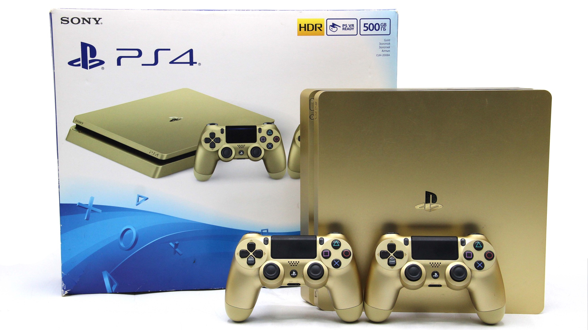 Купить Игровая приставка Sony PlayStation 4 Slim 500 Gb (CUH 20XX) Gold  Edition В Коробке, цена, скидки - Game Port