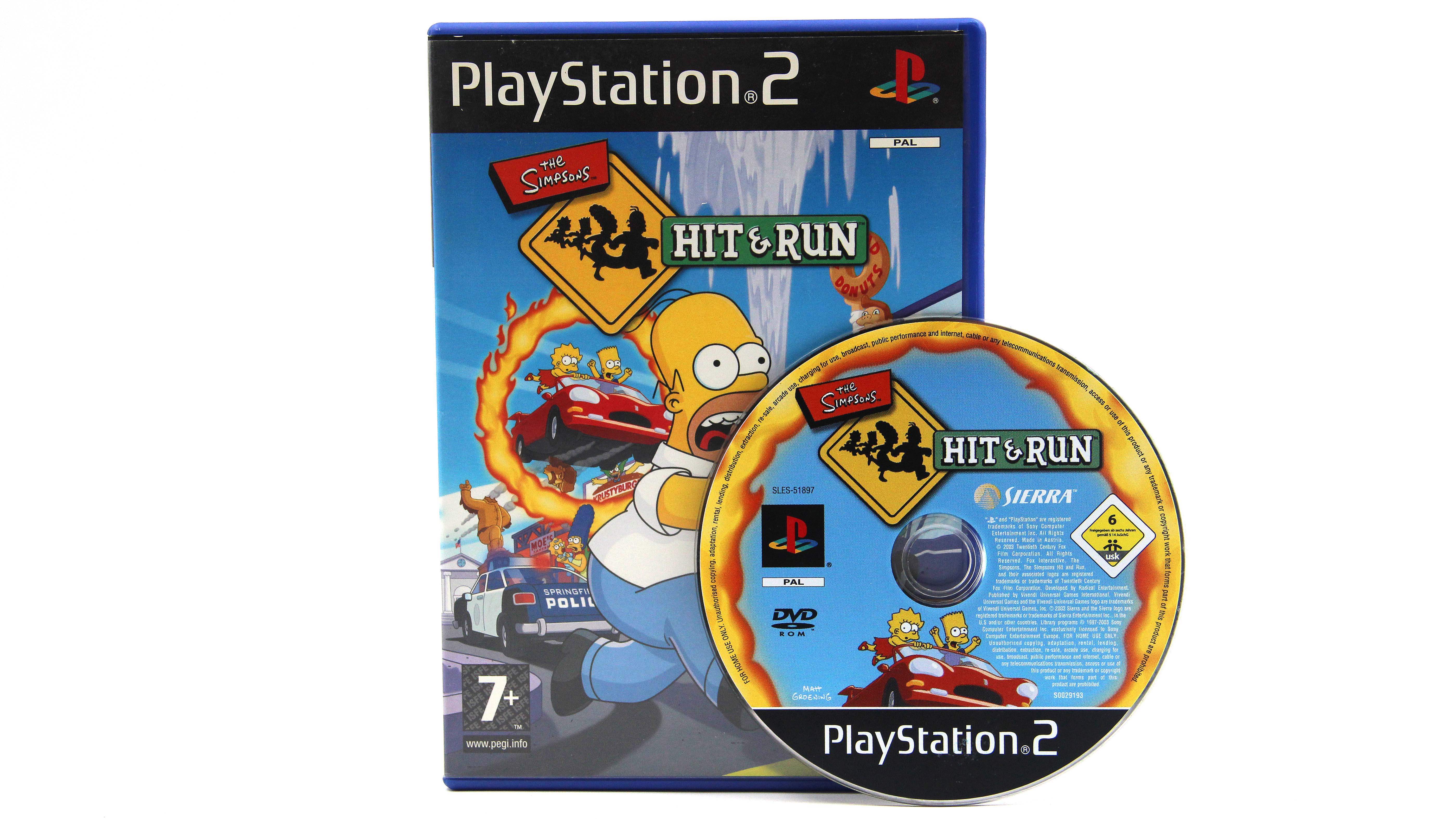 Simpsons hit and run ps2 for on sale sale