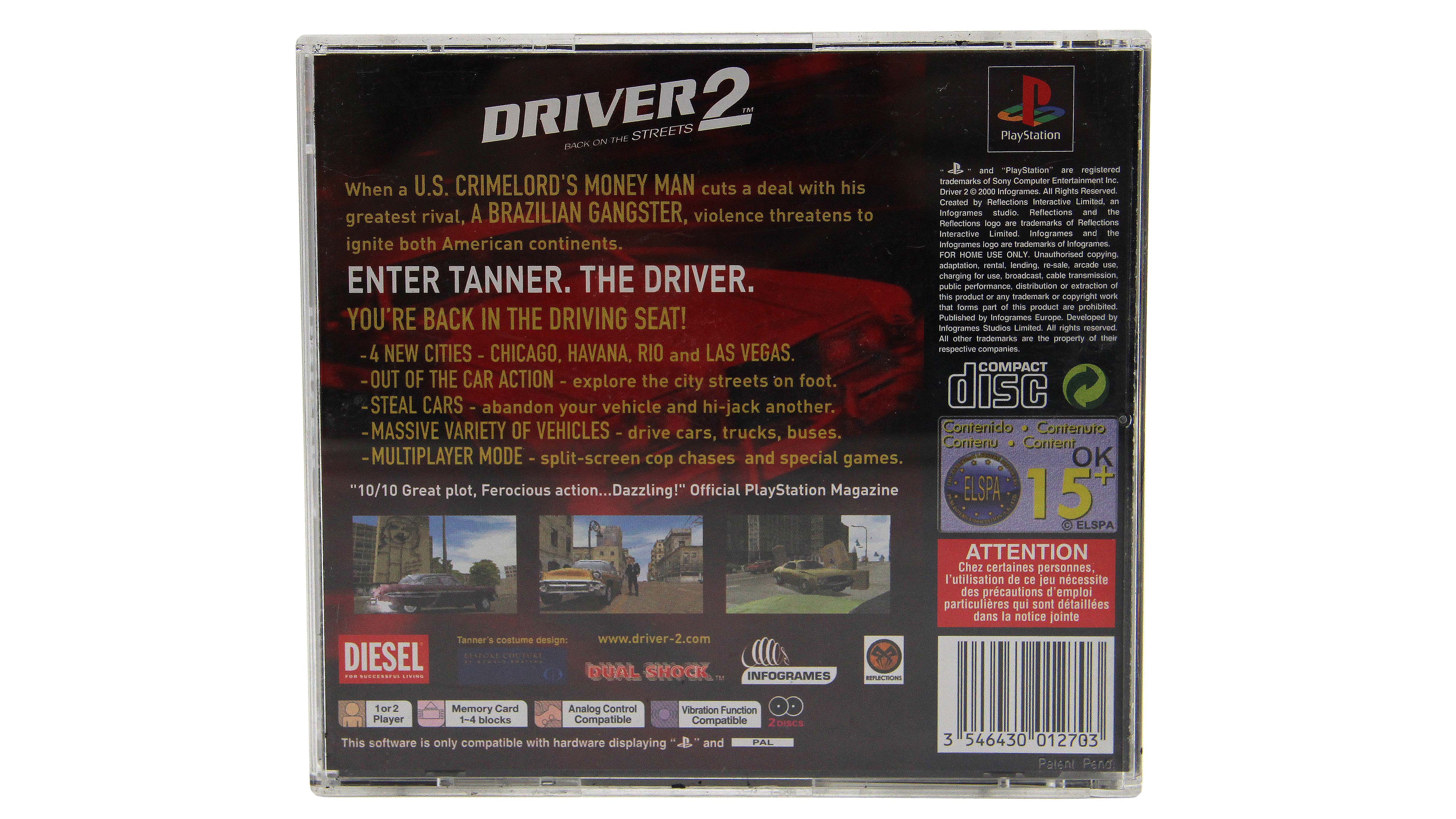 Купить игру DRIVER 2 (PS1) , низкая цена, скидки - Game Port