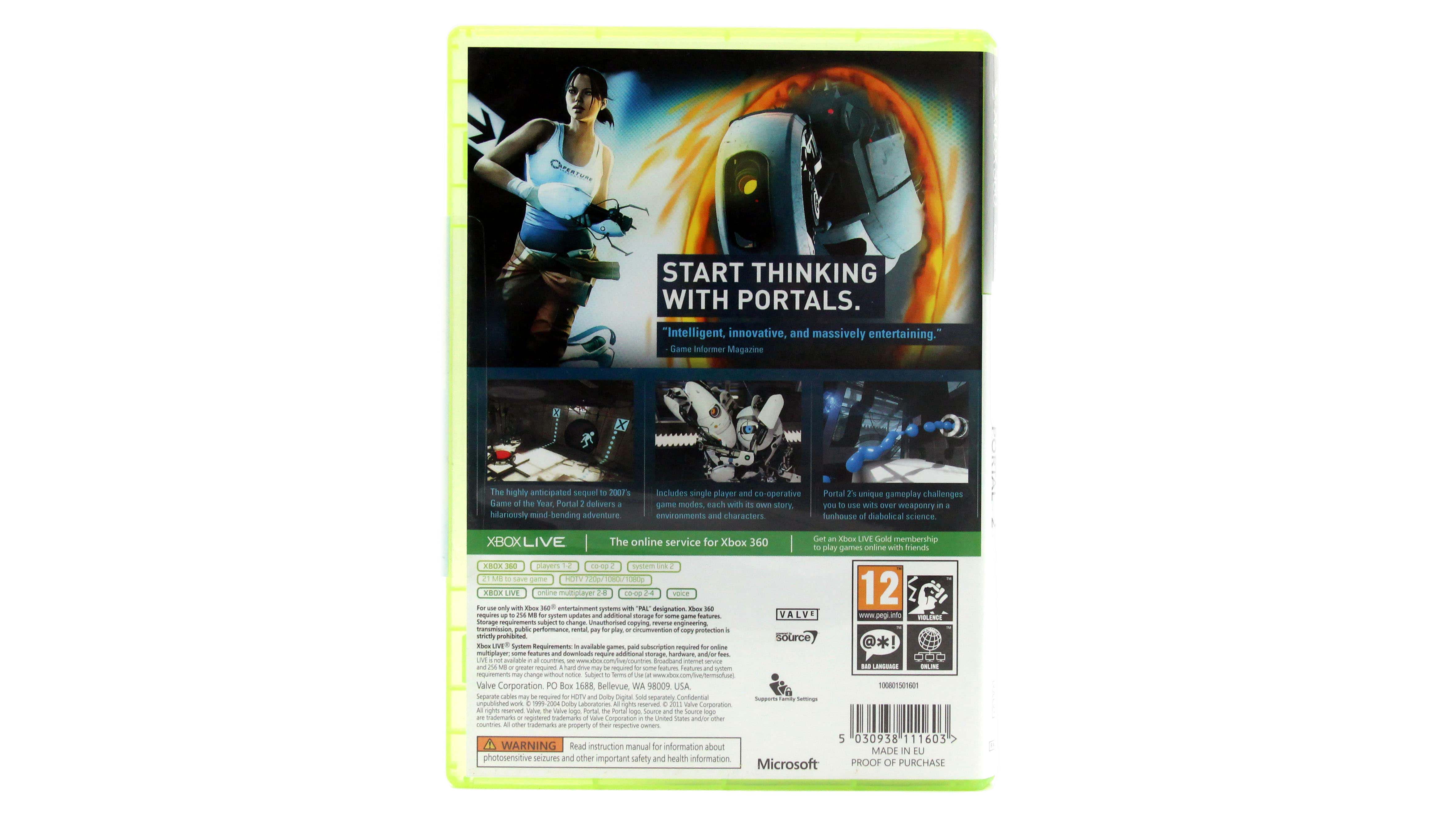 Купить игру Portal 2 (Xbox 360), низкая цена, скидки - Game Port