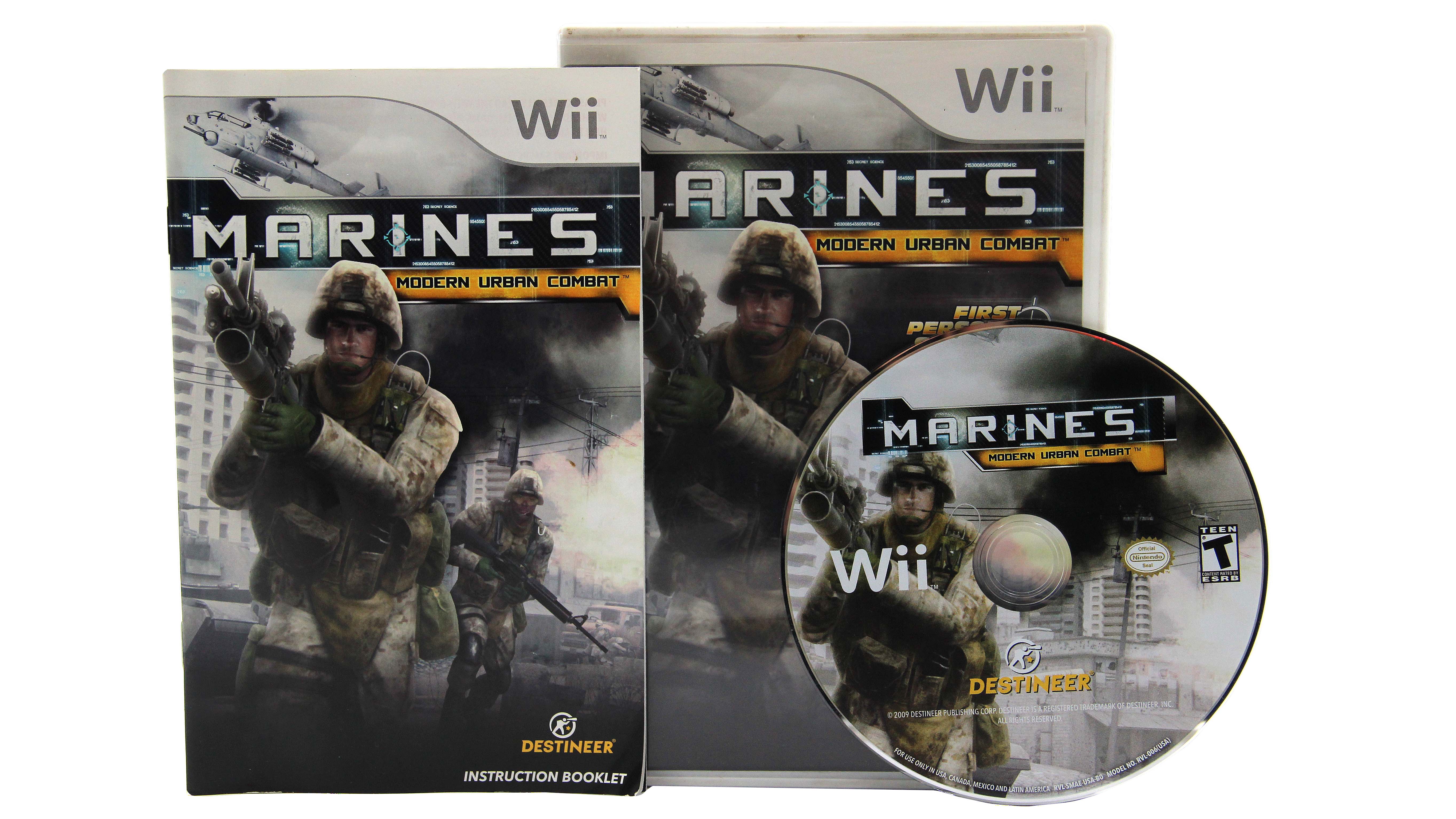 Купить игру Marines Modern Urban Combat (Nintendo Wii, NTSC), низкая цена,  скидки - Game Port