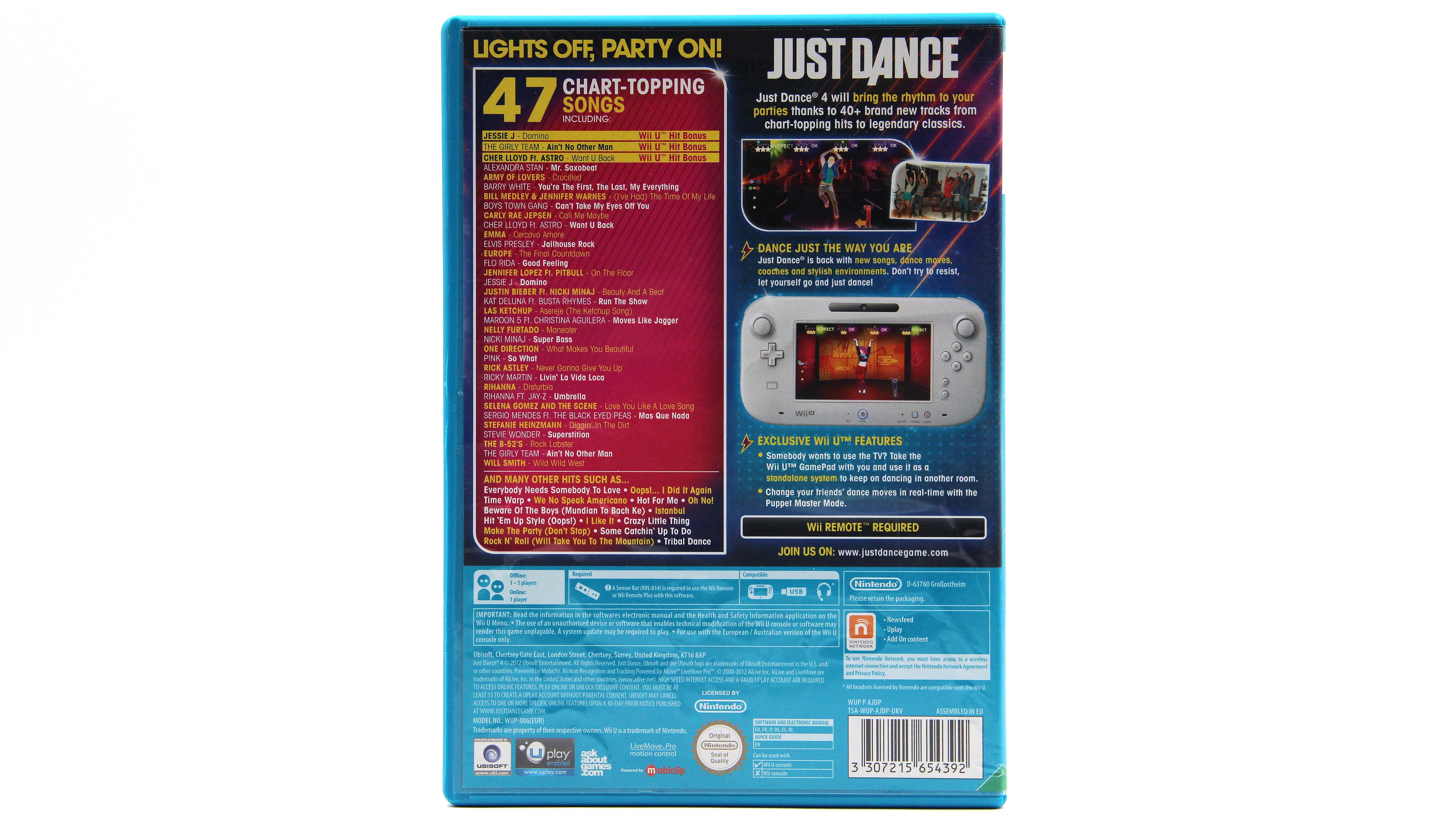 Купить игру Just Dance 4 (Nintendo Wii U), низкая цена, скидки - Game Port