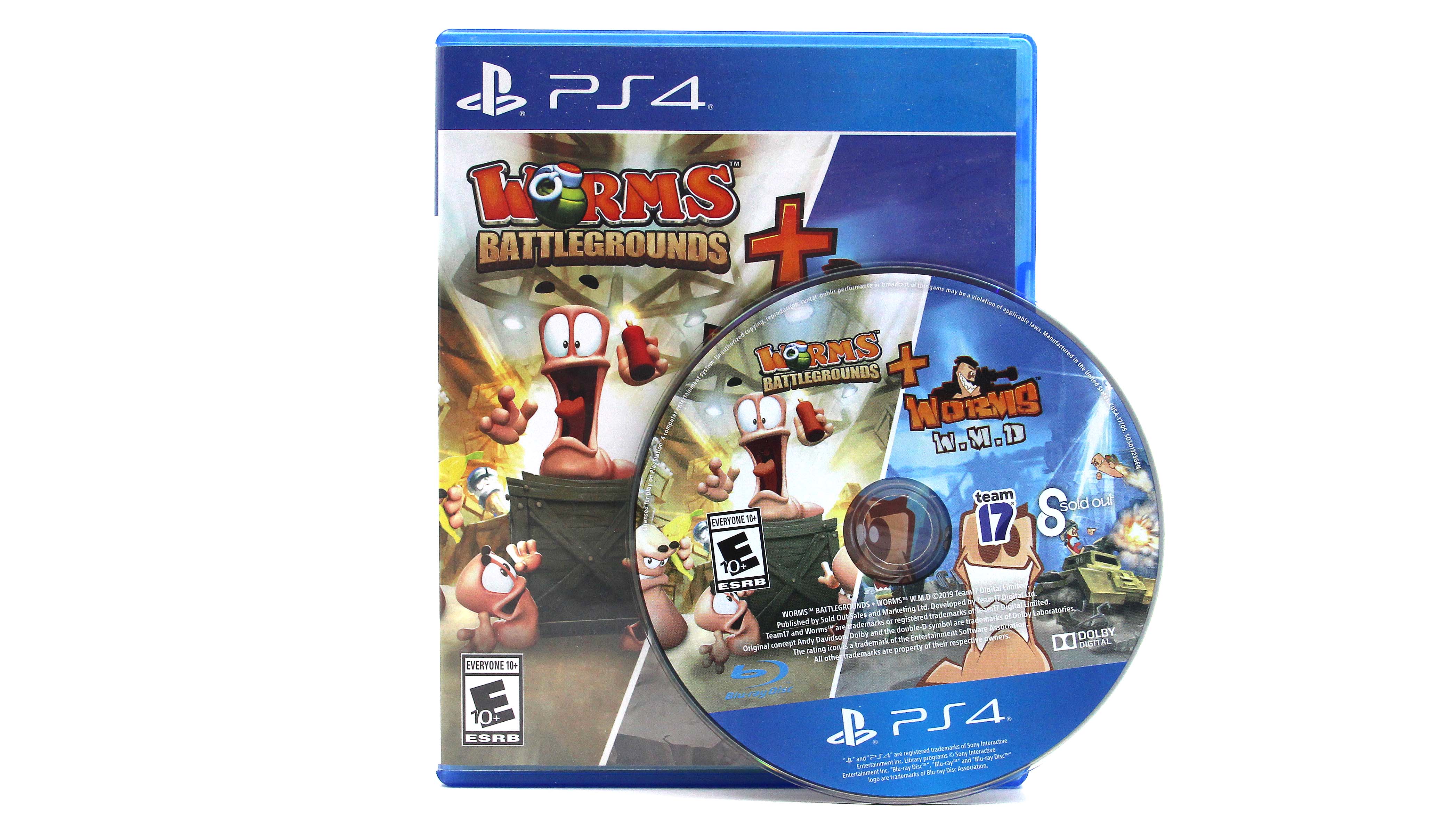 Купить игру Worms Battlegrounds + Worms WMD (PS4/PS5, Английский язык),  низкая цена, скидки - Game Port