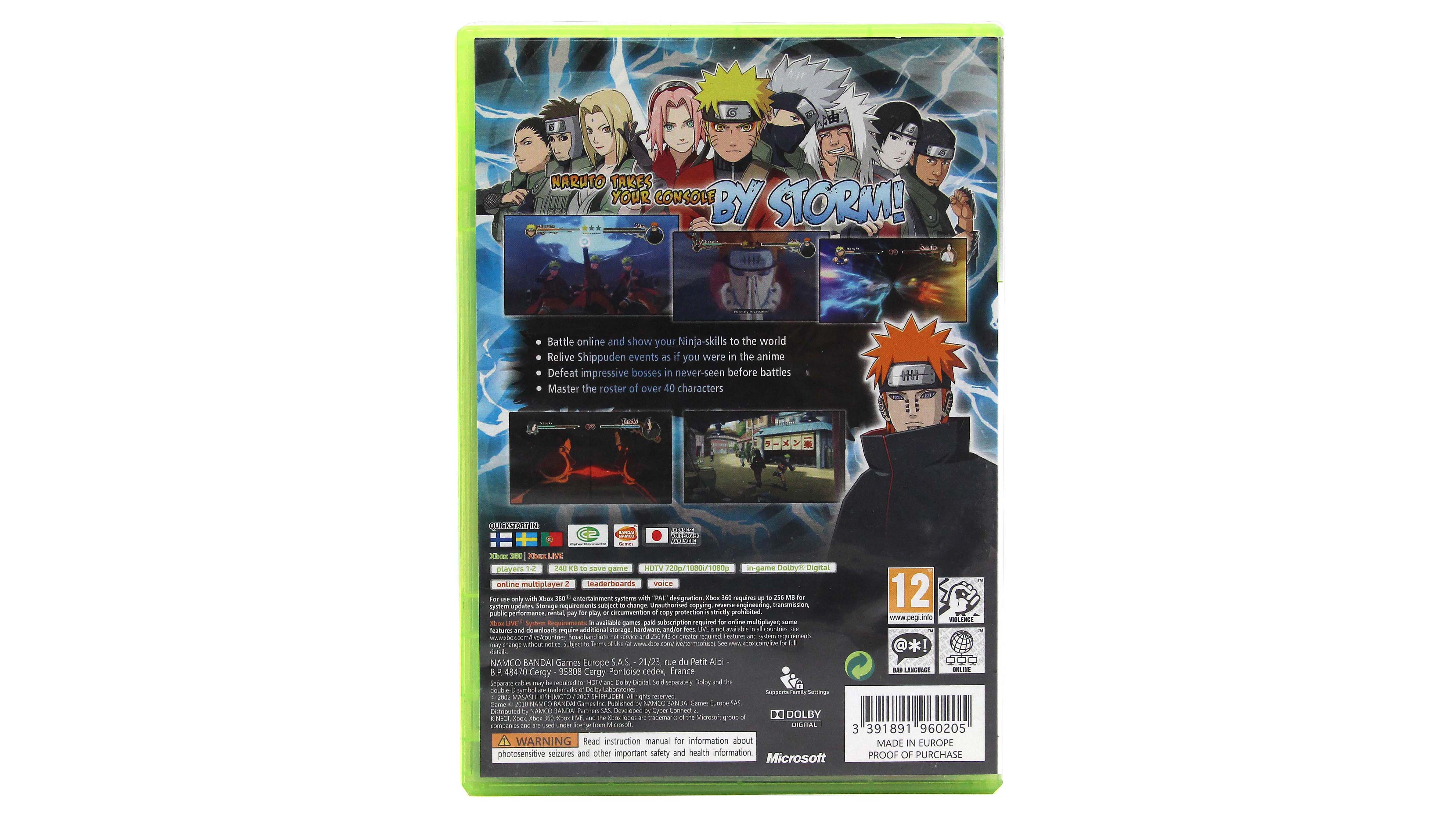 Купить игру Naruto Shippuden Ultimate Ninja Storm 2 (Xbox 360, Английский  язык), низкая цена, скидки - Game Port