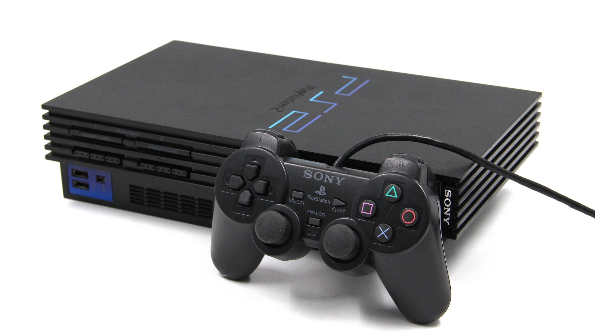 Игровая приставка Sony PlayStation 2 FAT (SCPH 39008) Black Чип
