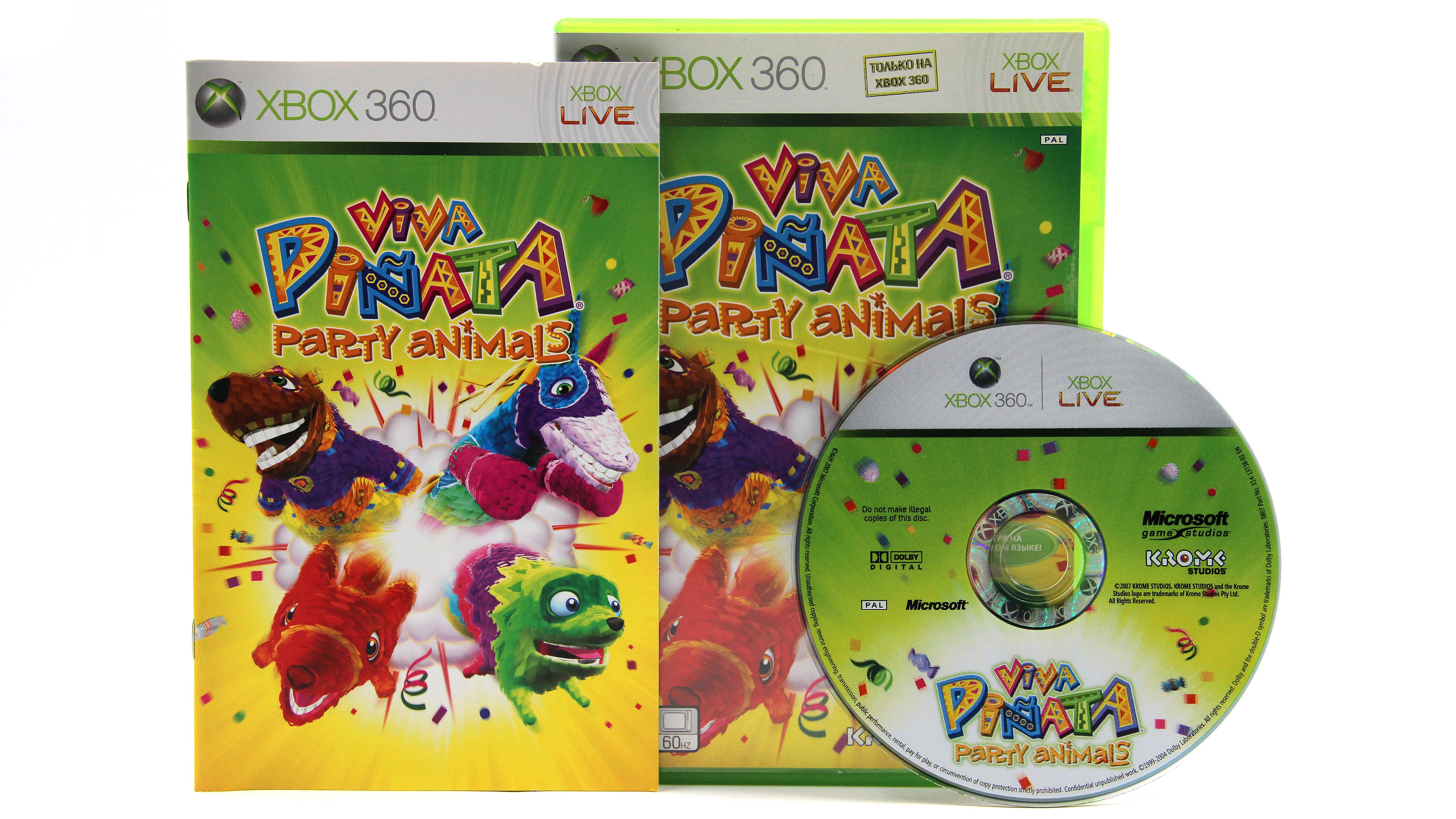 Купить игру Viva Pinata Party Animals (Xbox 360), низкая цена, скидки - Game  Port