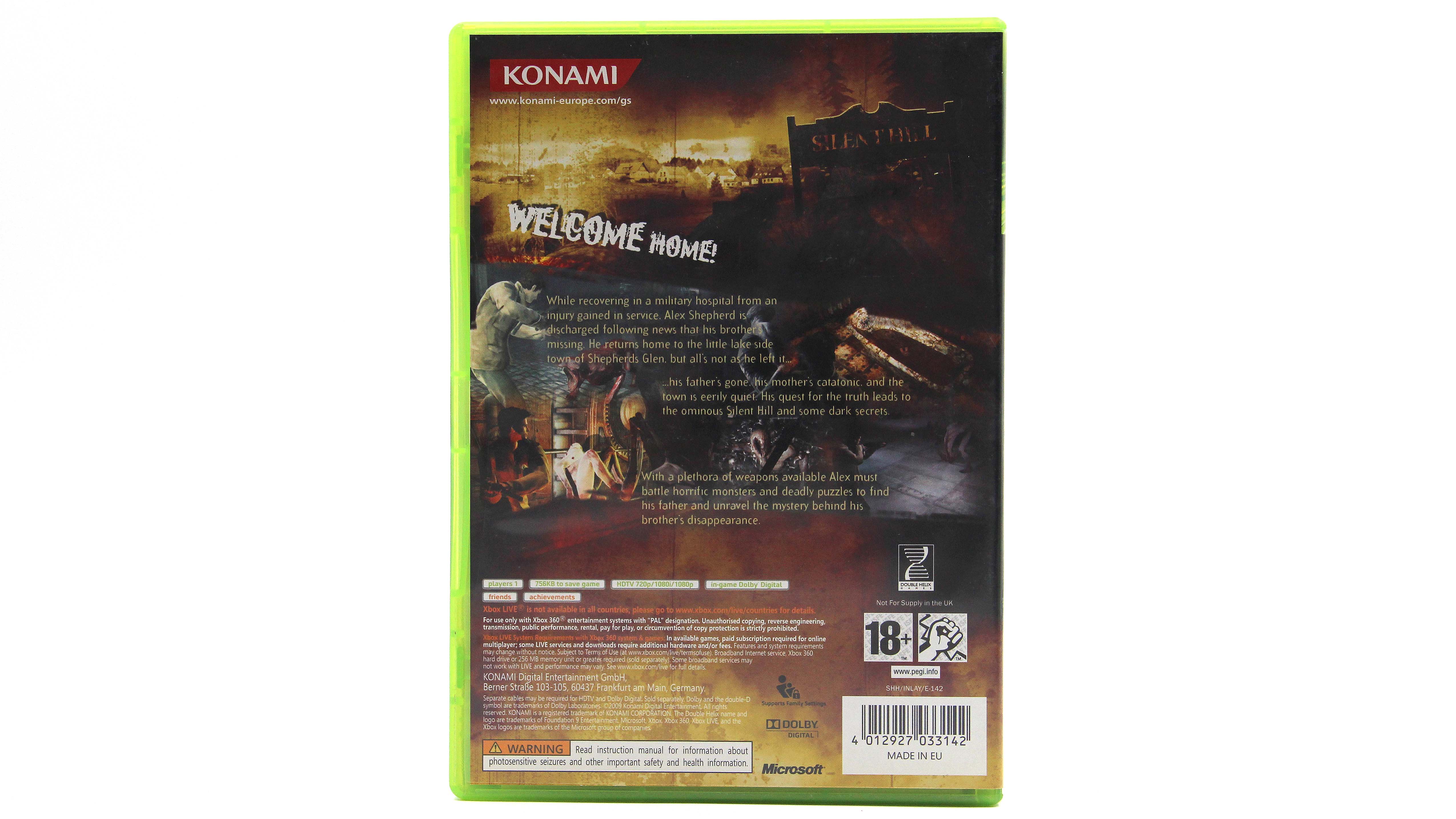 Купить игру Silent Hill Homecoming (Xbox 360, Английский язык) , низкая  цена, скидки - Game Port