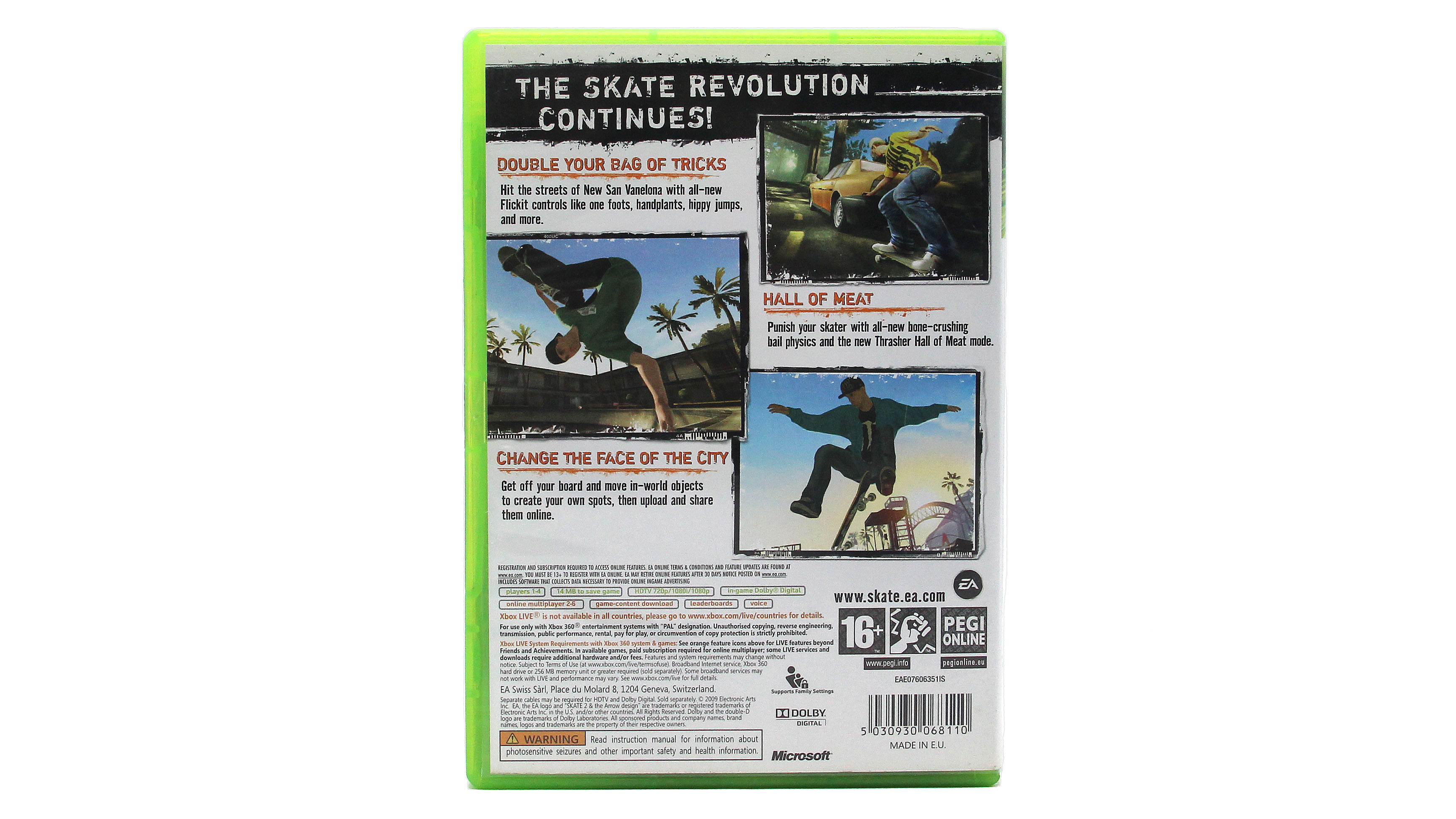 Купить игру Skate 2 (Xbox 360, Английский язык), низкая цена, скидки - Game  Port