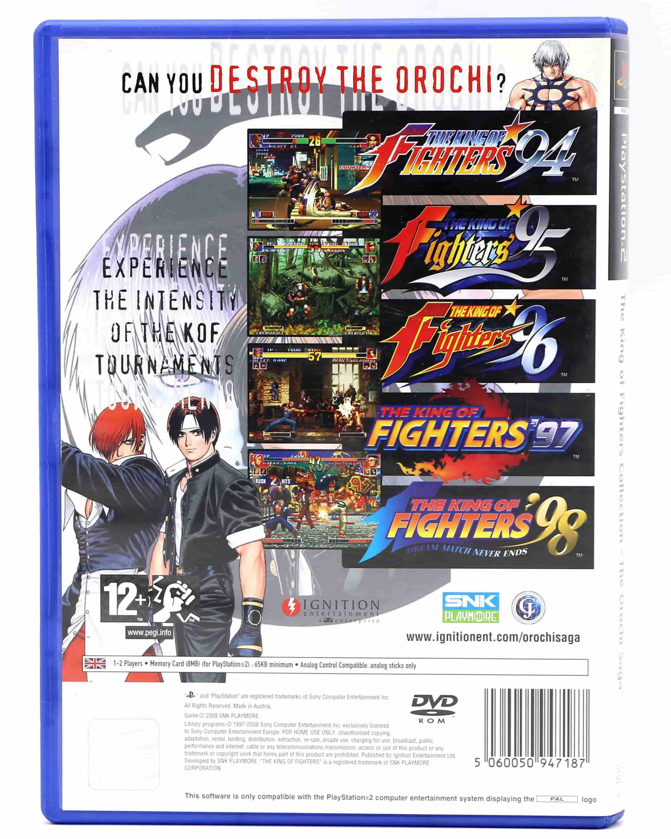 Купить игру The King of Fighters Collection The Orochi Saga (PS2), низкая  цена, скидки - Game Port