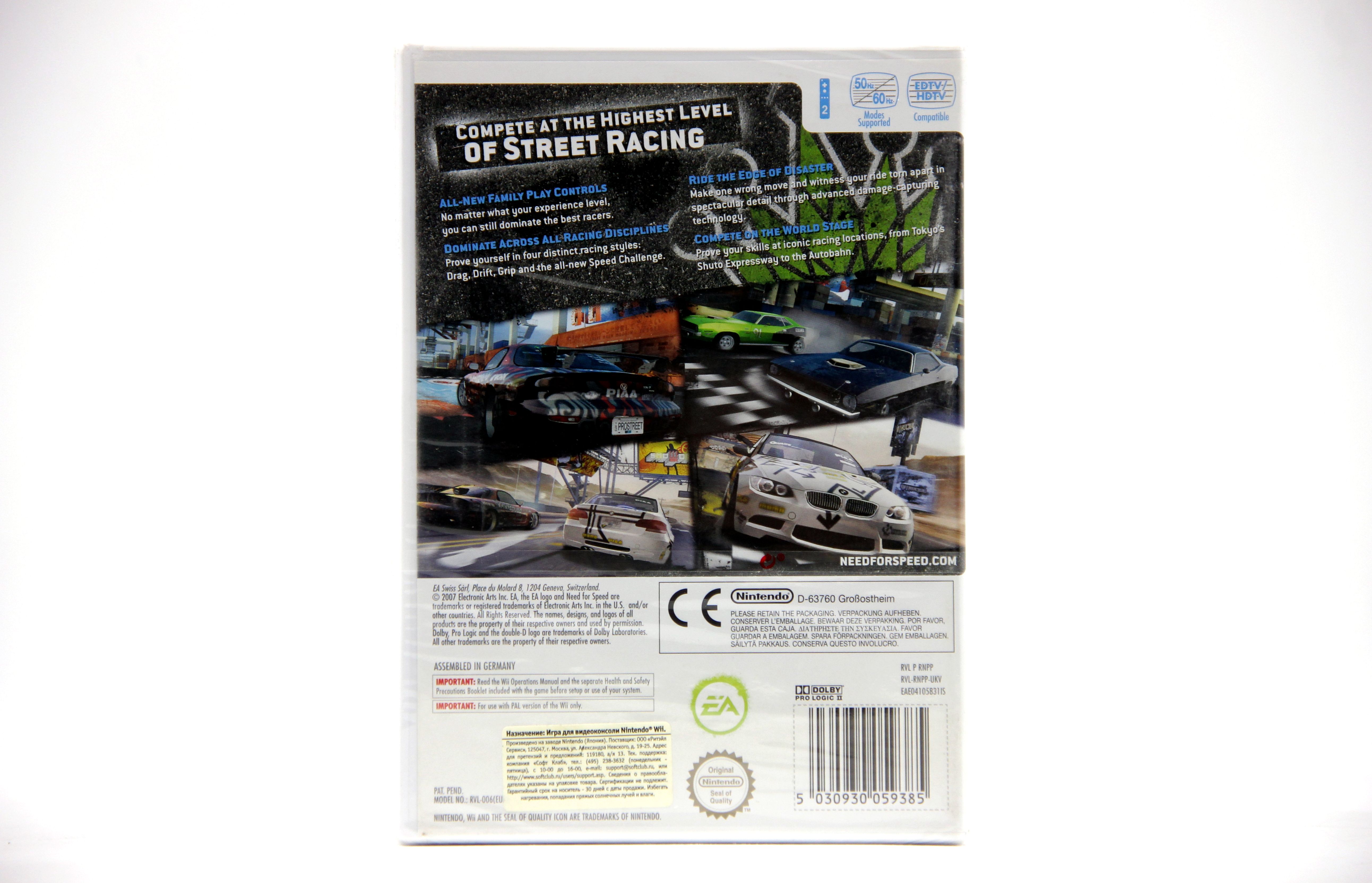 Купить игру Need for Speed ProStreet (Nintendo Wii, Новая), низкая цена,  скидки - Game Port