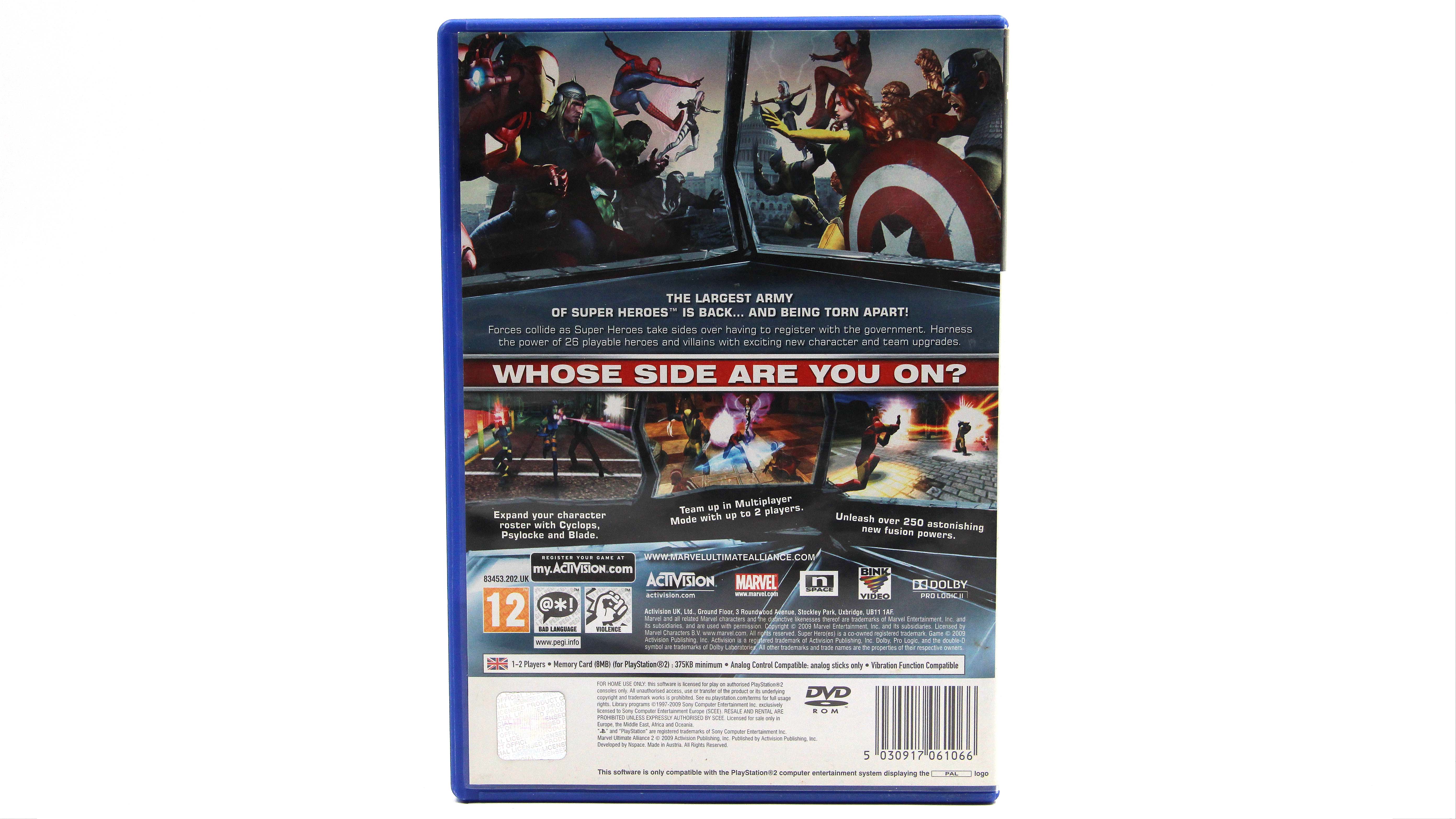 Купить игру Marvel Ultimate Alliance 2 (PS2), низкая цена, скидки - Game  Port