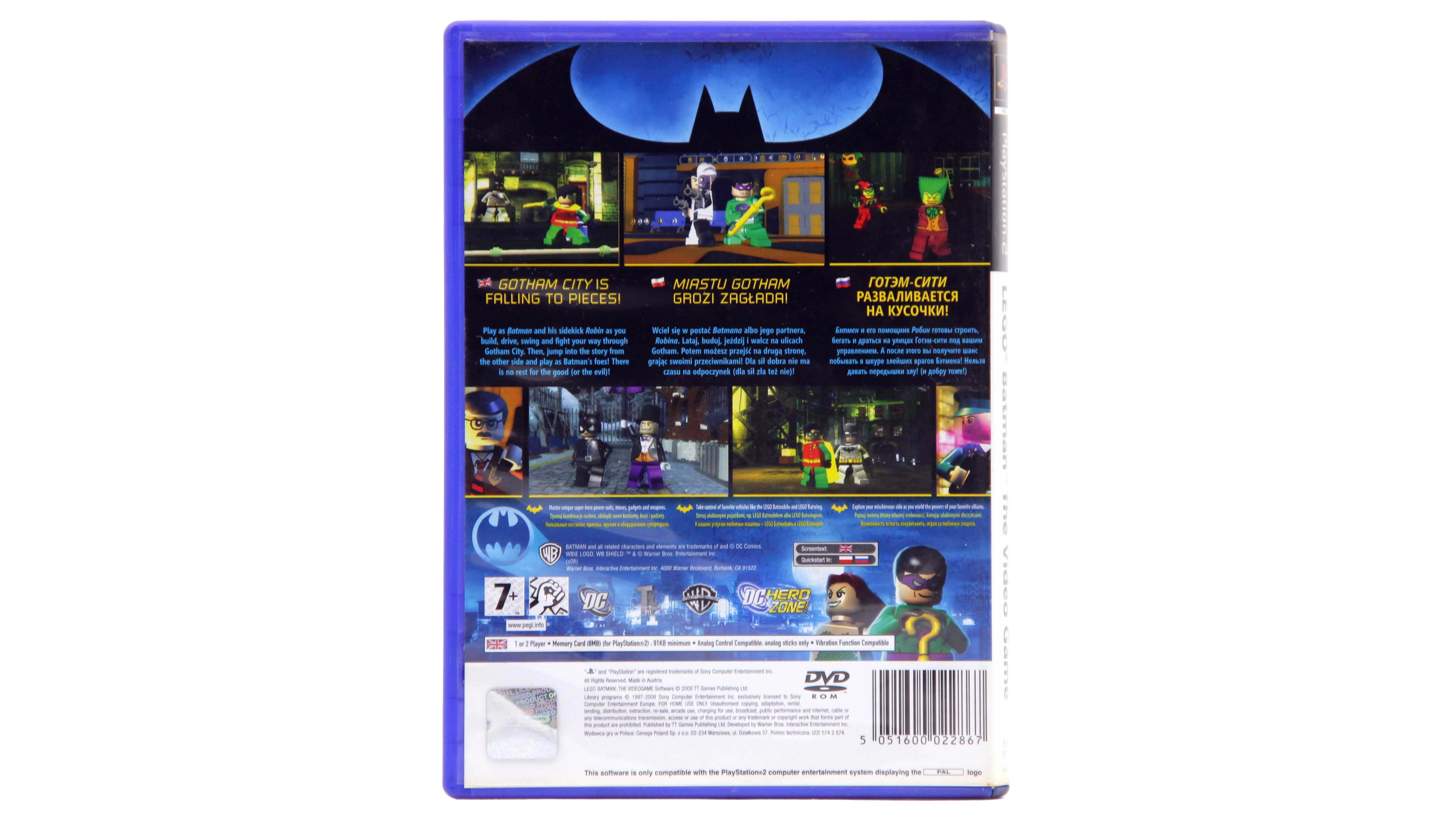 Купить игру Lego Batman The Video Game (PS2, Английский язык), низкая цена,  скидки - Game Port