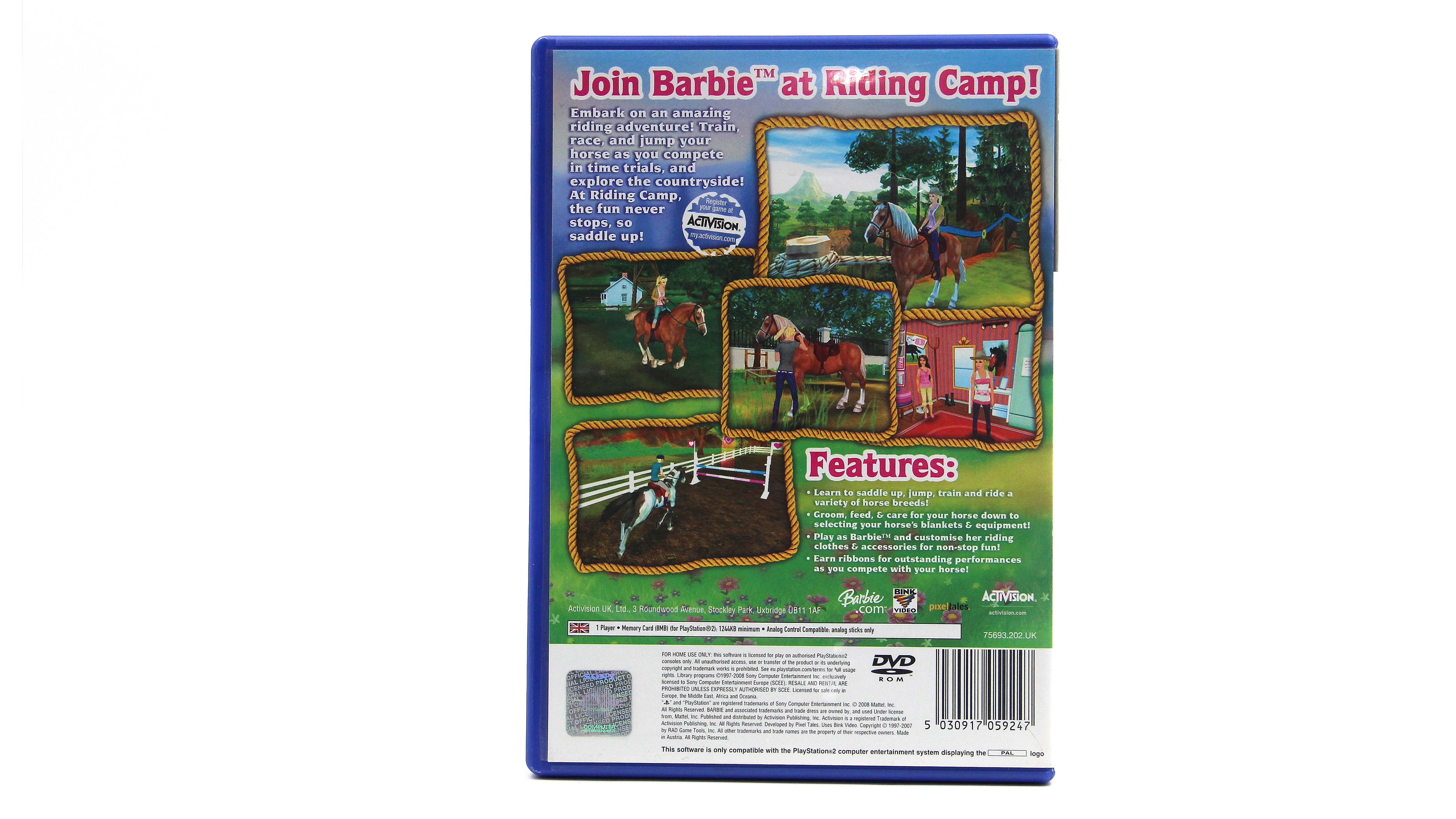 Купить игру Barbie Horse Adventures Riding Camp (PS2), низкая цена, скидки  - Game Port