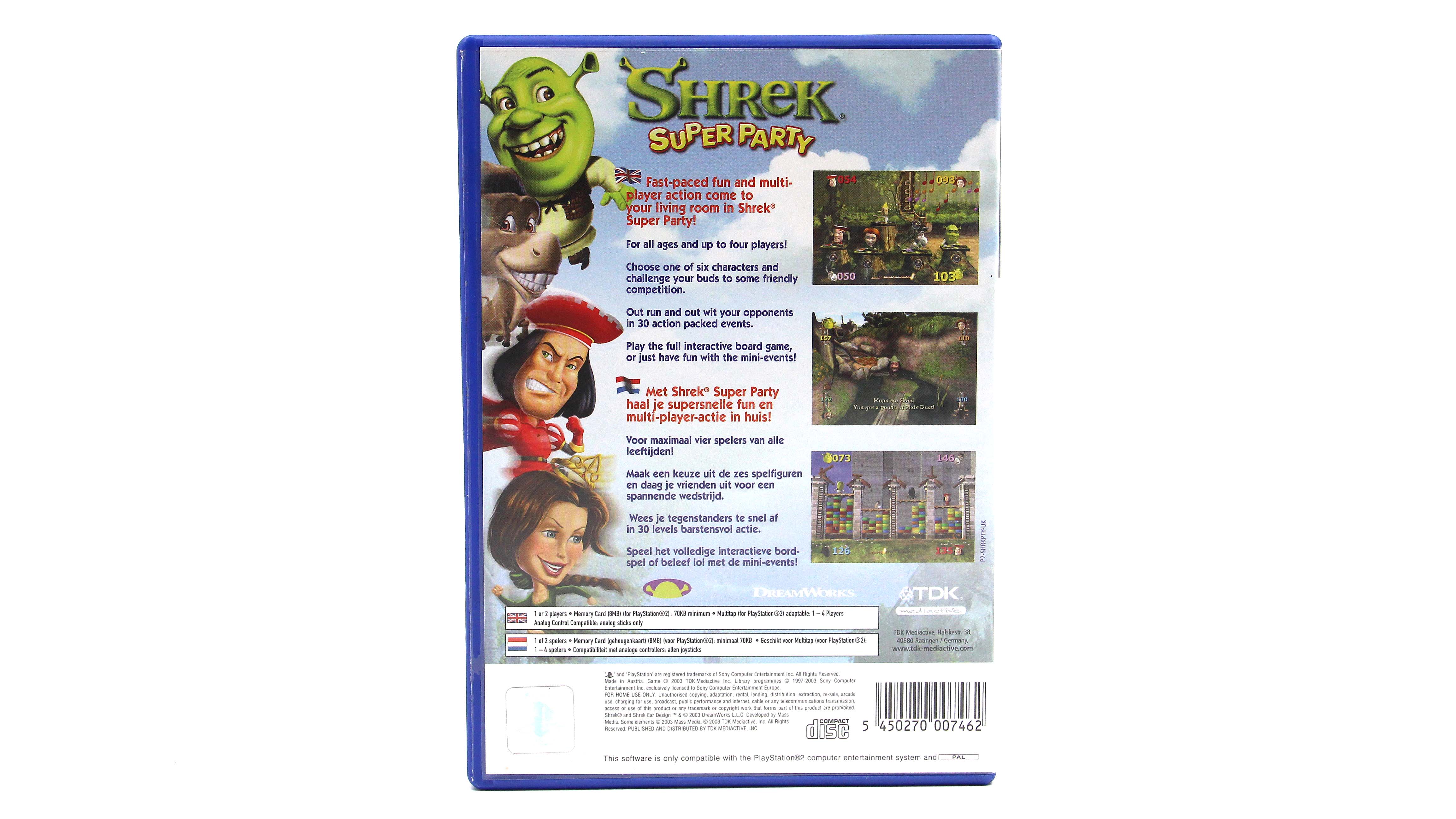 Купить игру Shrek Super Party (PS2), низкая цена, скидки - Game Port