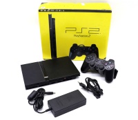 Игровая приставка Sony PlayStation 2 Slim (SCPH 77008) Black В коробке 