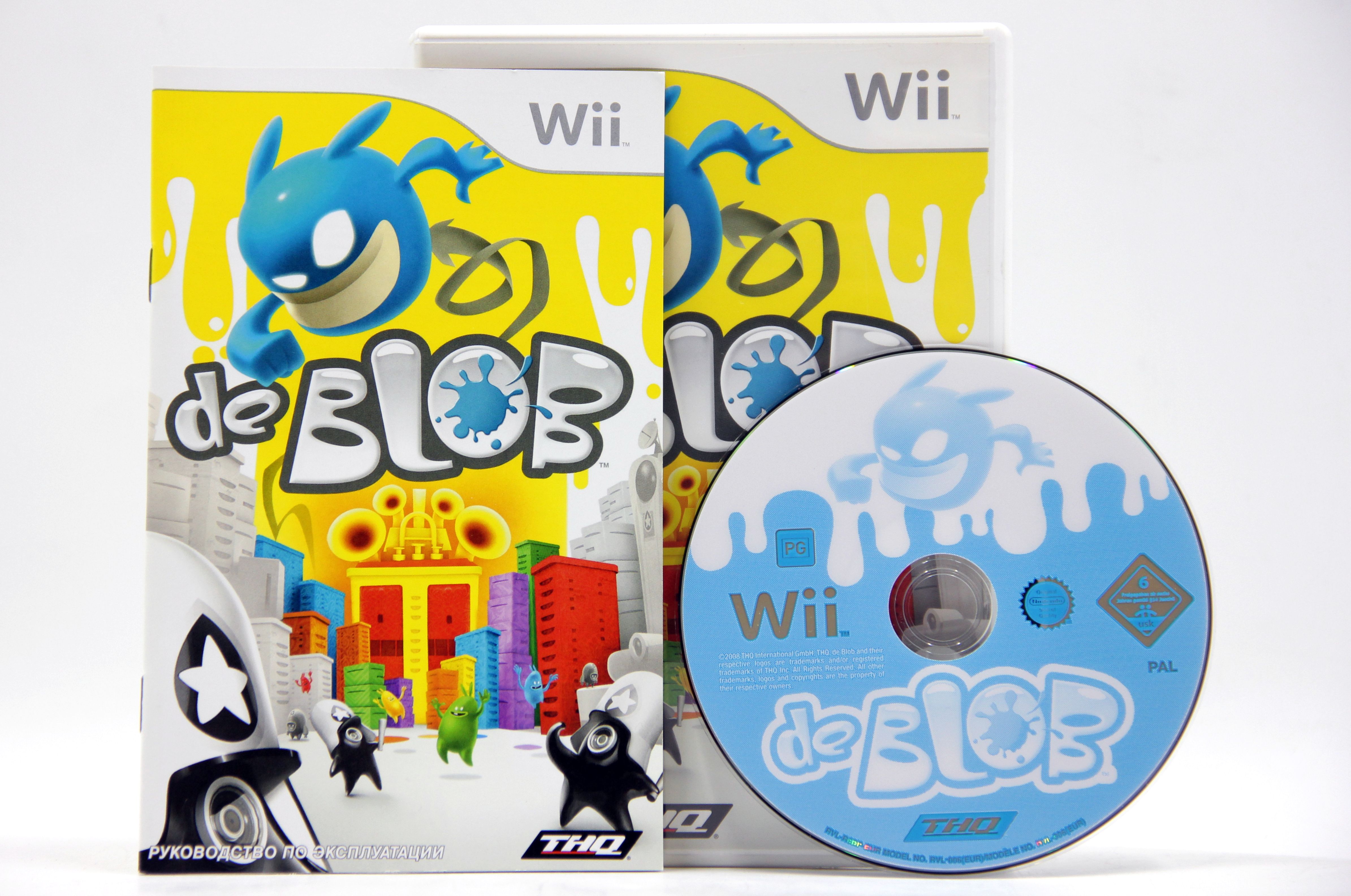 Купить игру De Blob (Nintendo Wii), низкая цена, скидки - Game Port