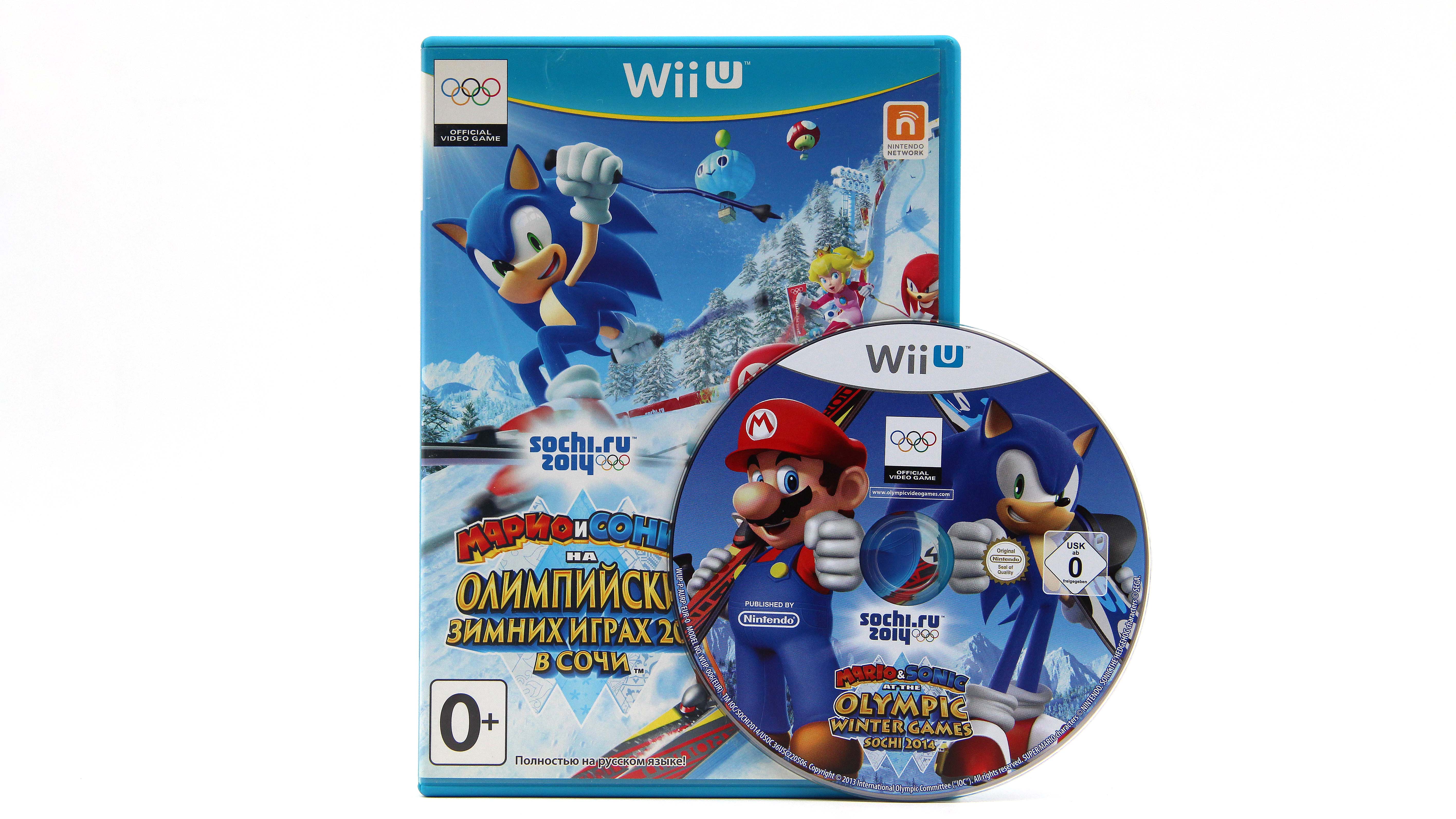 Купить игру Mario & Sonic at the Sochi 2014 Olympic Winter Games (Nintendo  Wii U), низкая цена, скидки - Game Port