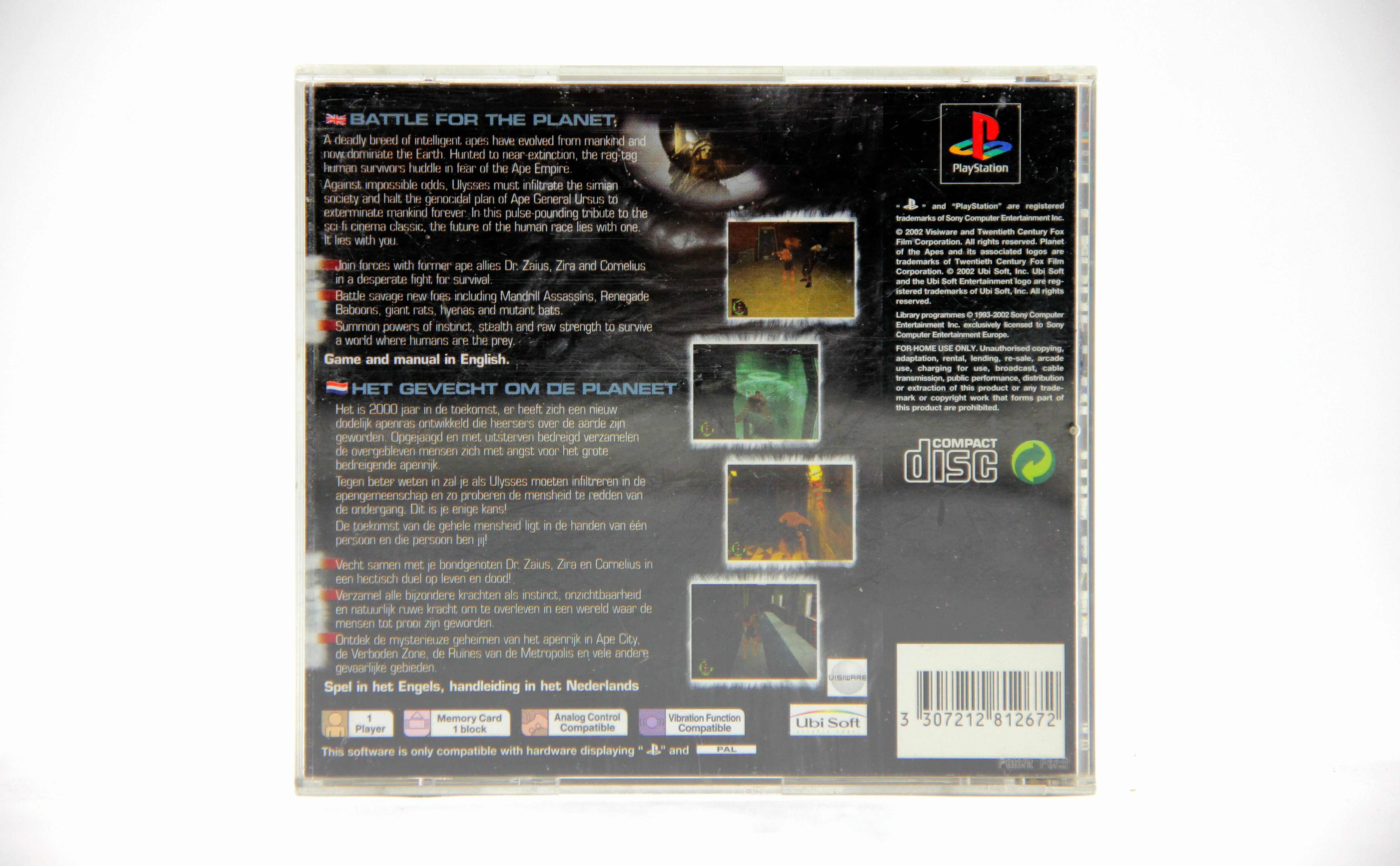 Купить игру Planet of The Apes (PS1), низкая цена, скидки - Game Port