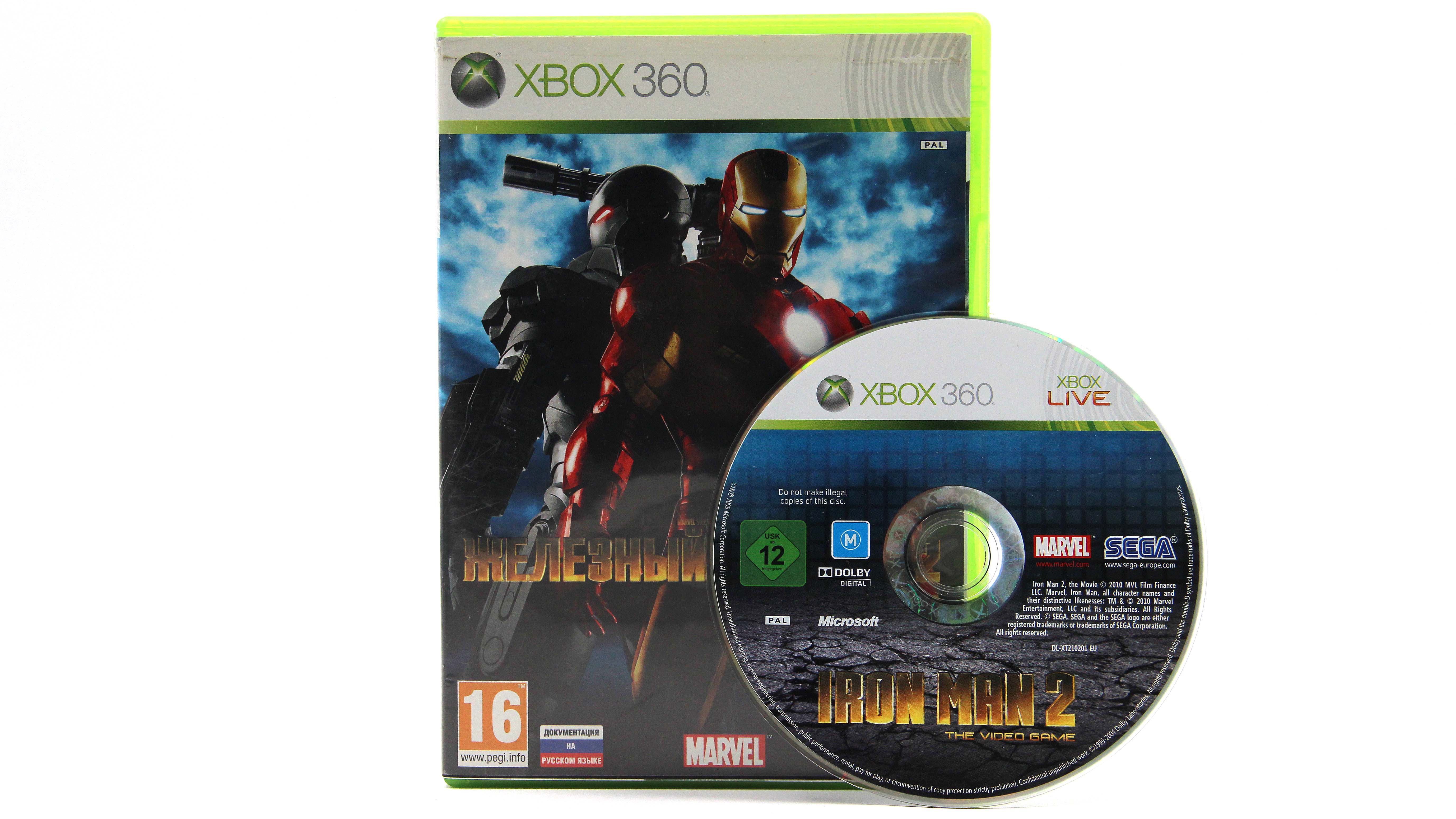 Купить игру Железный человек 2 (Iron Man 2) (Xbox 360, Английский язык),  низкая цена, скидки - Game Port