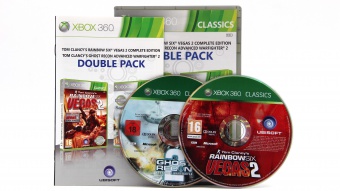 Tom Clancy's Rainbow Six Vegas 2+Ghost Recon Advanced для Xbox 360                                  