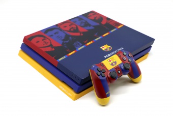 Игровая приставка Sony PlayStation 4 PRO 1Tb [ CUH 7208 ] FC Barcelona Б/У
